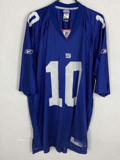 Men's M VTG Reebok NFL New York NY Giants Eli Manning #10 Super