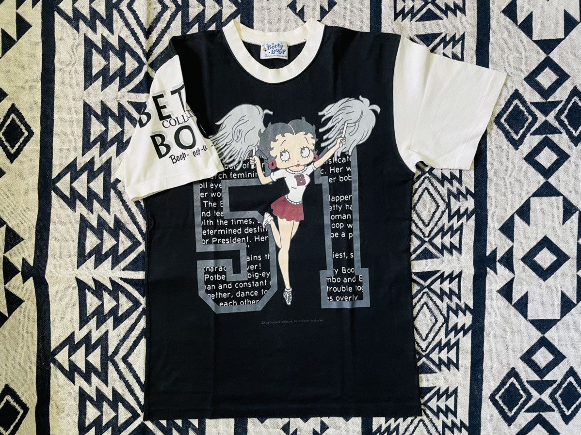Cartoon Network 🔥BEST OFFER🔥Vintage Betty Boop 51 Cheerleader Character Tee Size US M / EU 48-50 / 2 - 3 Thumbnail