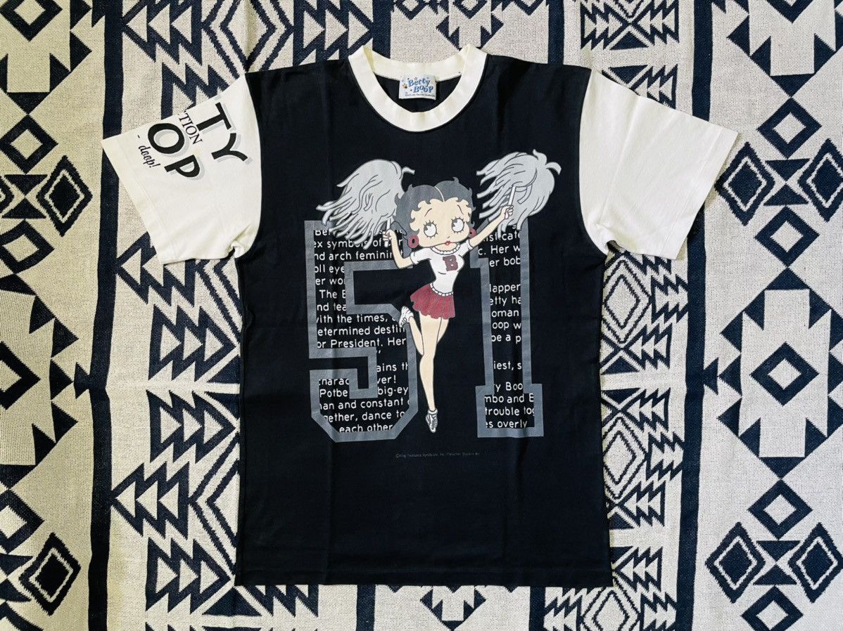 Cartoon Network 🔥BEST OFFER🔥Vintage Betty Boop 51 Cheerleader Character Tee Size US M / EU 48-50 / 2 - 1 Thumbnail