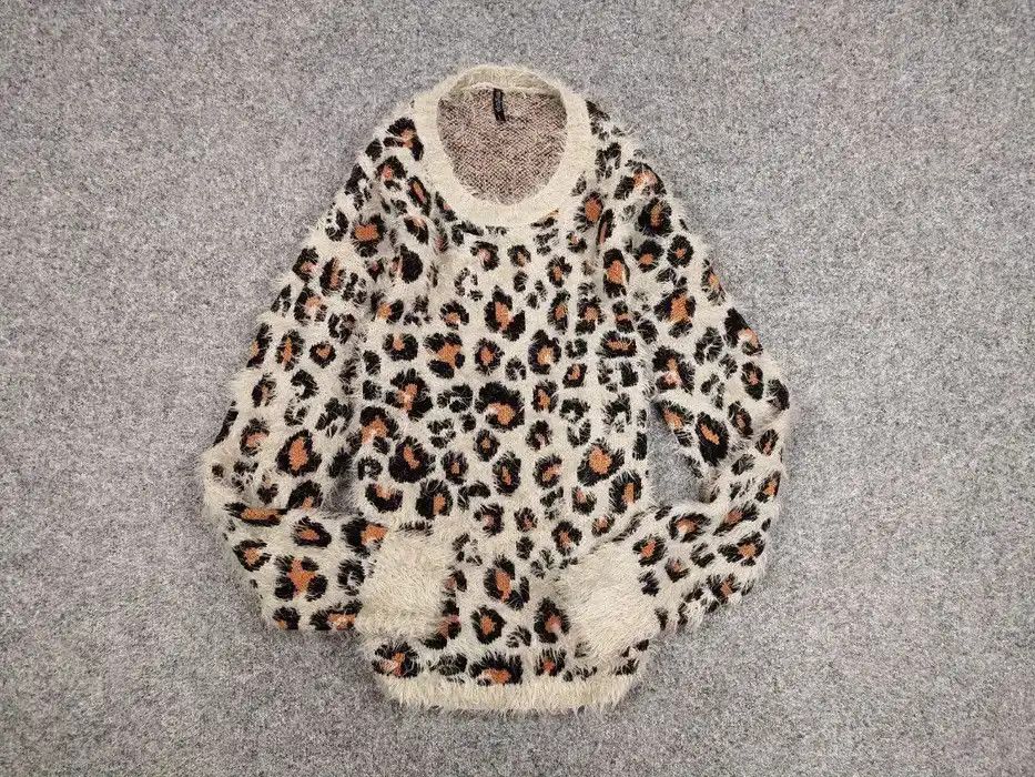 Japanese Brand Vintage Y2K Hype Mohair Teddy Sweater Kanye West Style Size US L / EU 52-54 / 3 - 6 Thumbnail