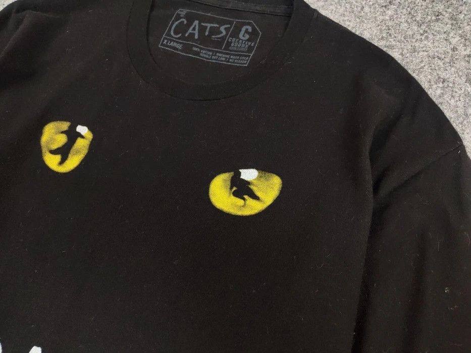 Vintage Vintage Eyes Cats Musical 1981 Black Basic T Shirt Size US XL / EU 56 / 4 - 5 Thumbnail