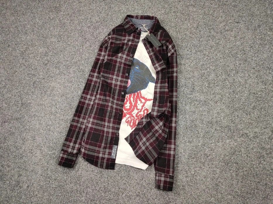 Flannel Vintage Flannel Shirt Travis Scott Style Size US M / EU 48-50 / 2 - 4 Thumbnail