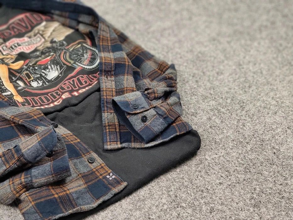 Flannel Vintage Flannel Shirt Travis Scott Style Streetwear Hype Size US M / EU 48-50 / 2 - 7 Thumbnail