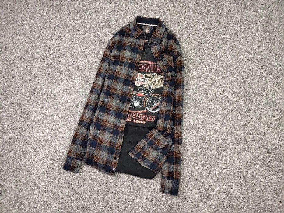 Flannel Vintage Flannel Shirt Travis Scott Style Streetwear Hype Size US M / EU 48-50 / 2 - 3 Thumbnail