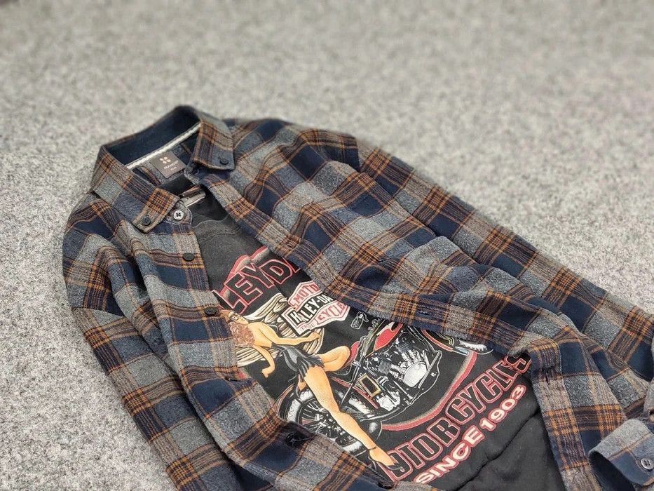Flannel Vintage Flannel Shirt Travis Scott Style Streetwear Hype Size US M / EU 48-50 / 2 - 6 Thumbnail