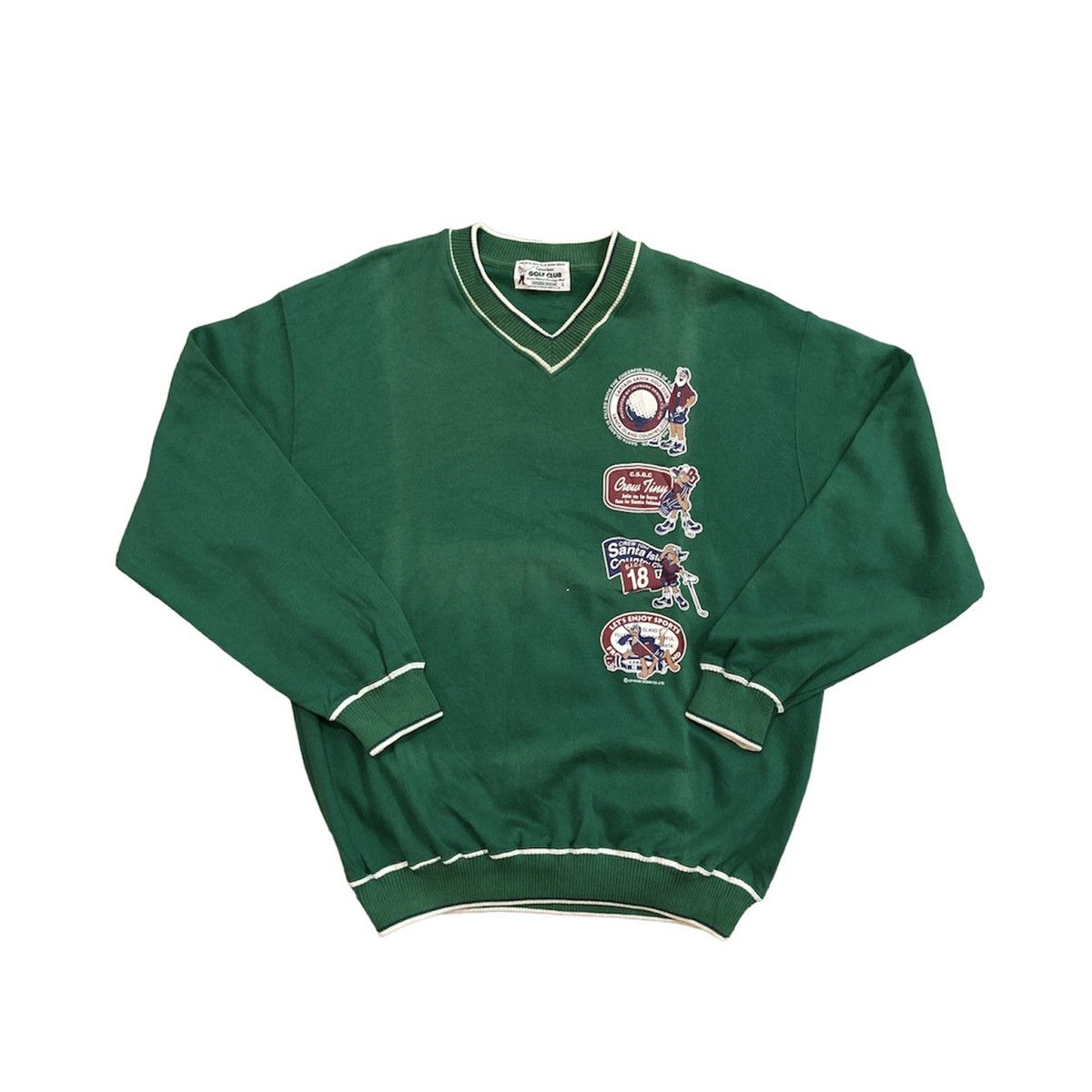 Captain Santa V-Neck Sweatshirt