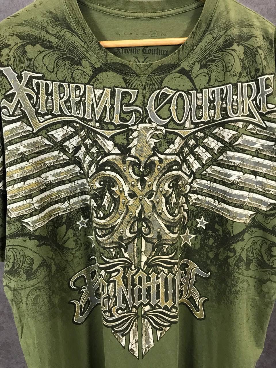 Affliction Extreme Couture Affliction made in USA overprinted tee Size US XXL / EU 58 / 5 - 4 Thumbnail