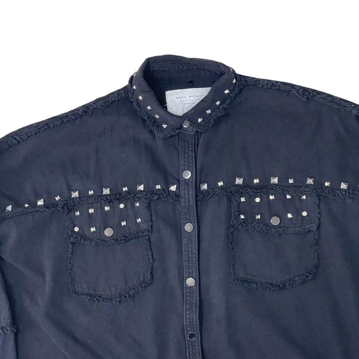 Zara 🔥LAST PRICE🔥 Zara Woman Spike Punk Style A/W Jacket Size S / US 4 / IT 40 - 5 Thumbnail
