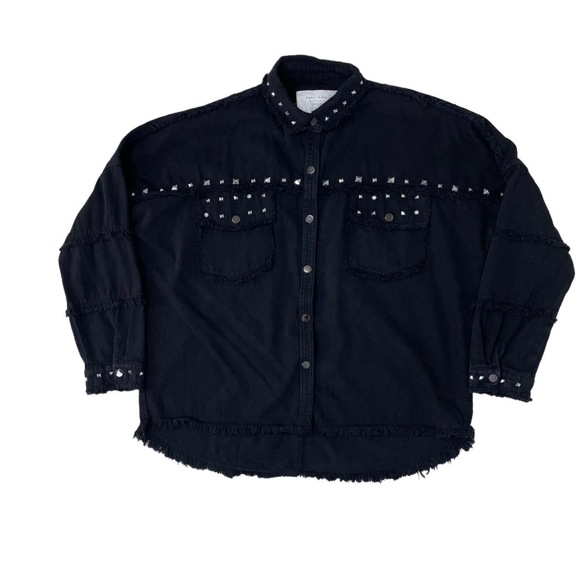 Zara 🔥LAST PRICE🔥 Zara Woman Spike Punk Style A/W Jacket Size S / US 4 / IT 40 - 1 Thumbnail