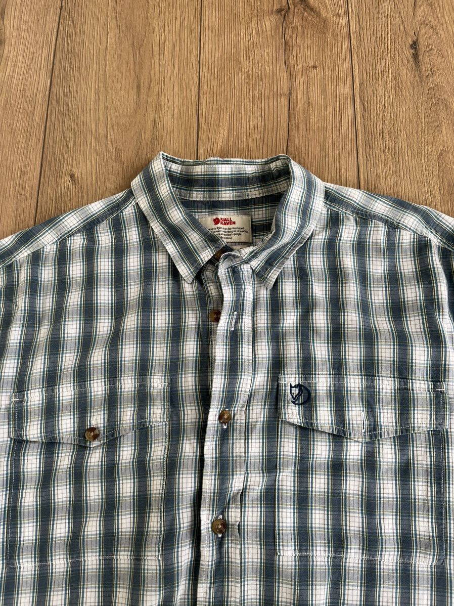 Fjallraven Fjallraven Ovik Short Sleeve Checked Shirt Size US XL / EU 56 / 4 - 5 Thumbnail