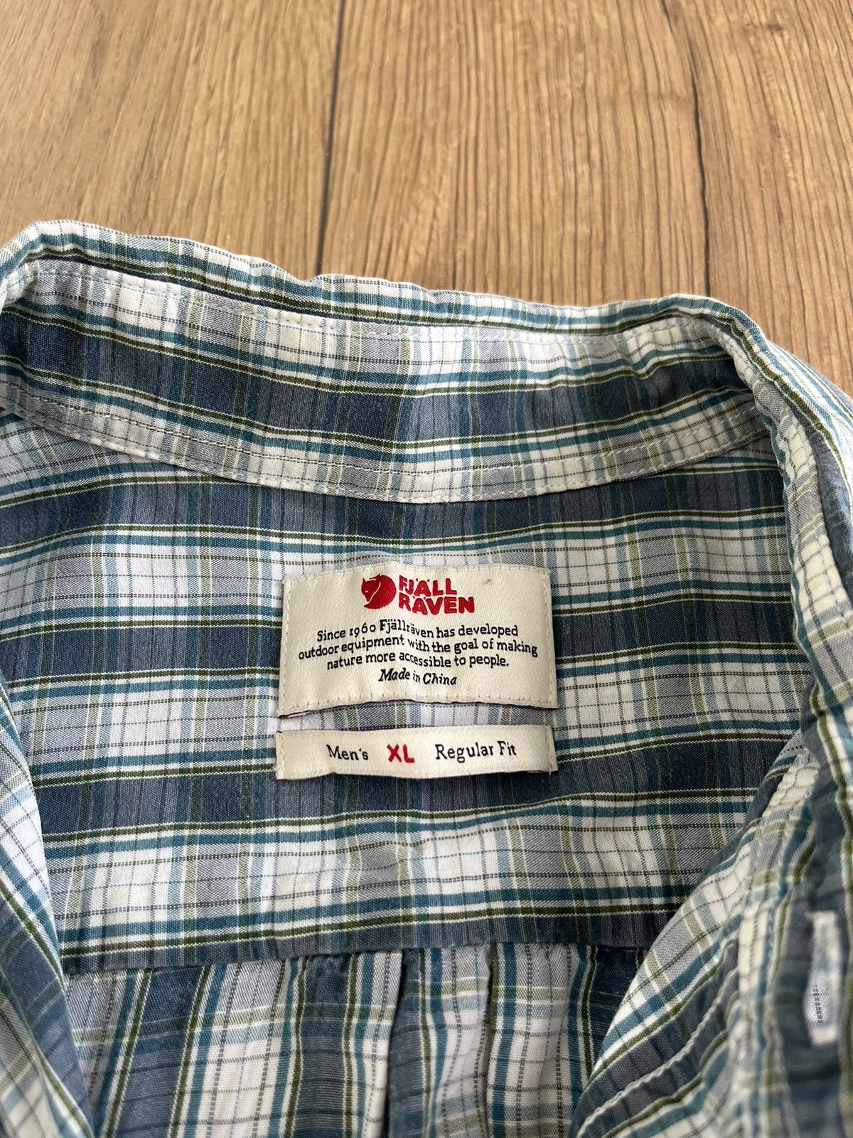 Fjallraven Fjallraven Ovik Short Sleeve Checked Shirt Size US XL / EU 56 / 4 - 7 Thumbnail