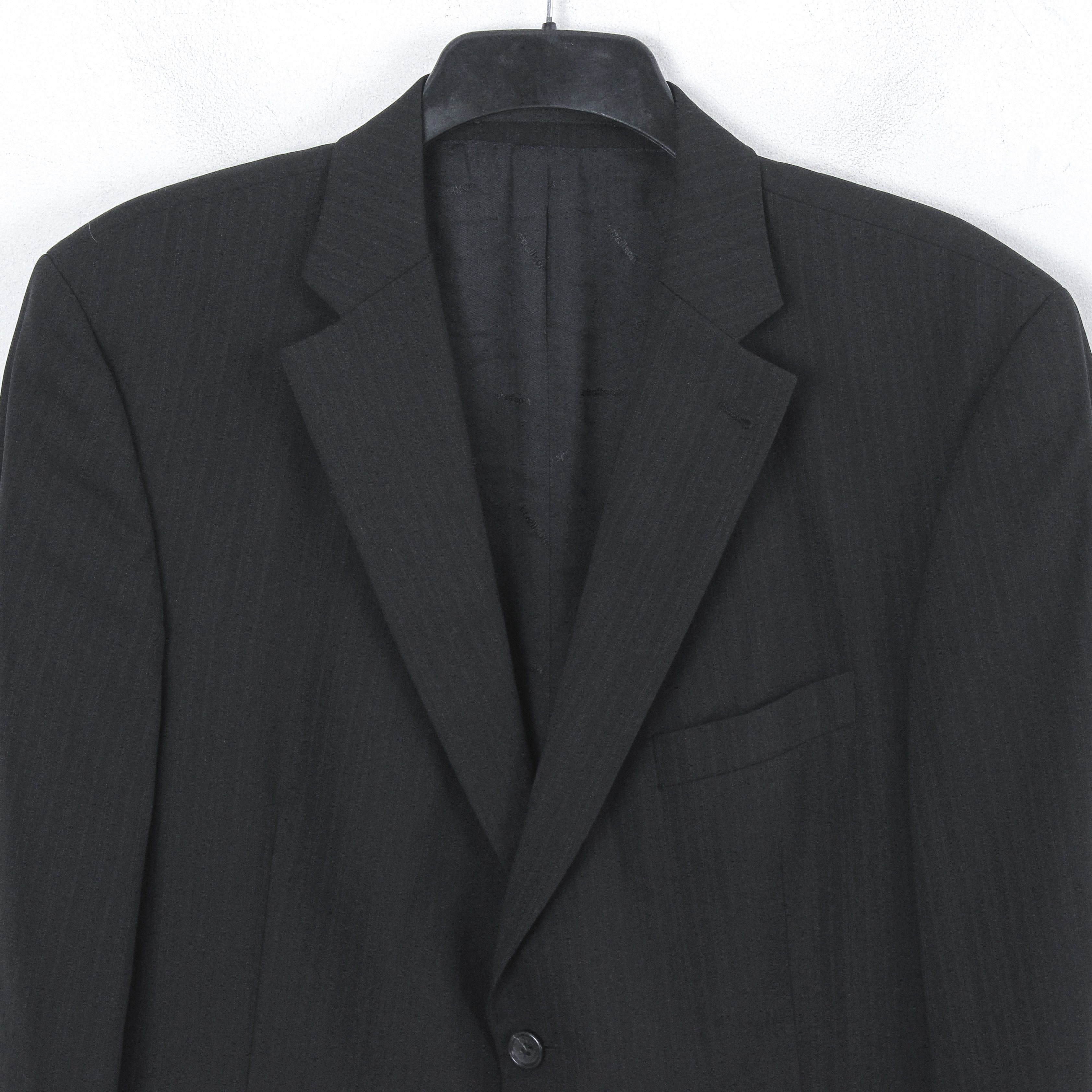 Strellson Real-Madrid Wool Pinstriped Blazer EU 52 Coat Jacket Suit L Size 42R - 2 Thumbnail