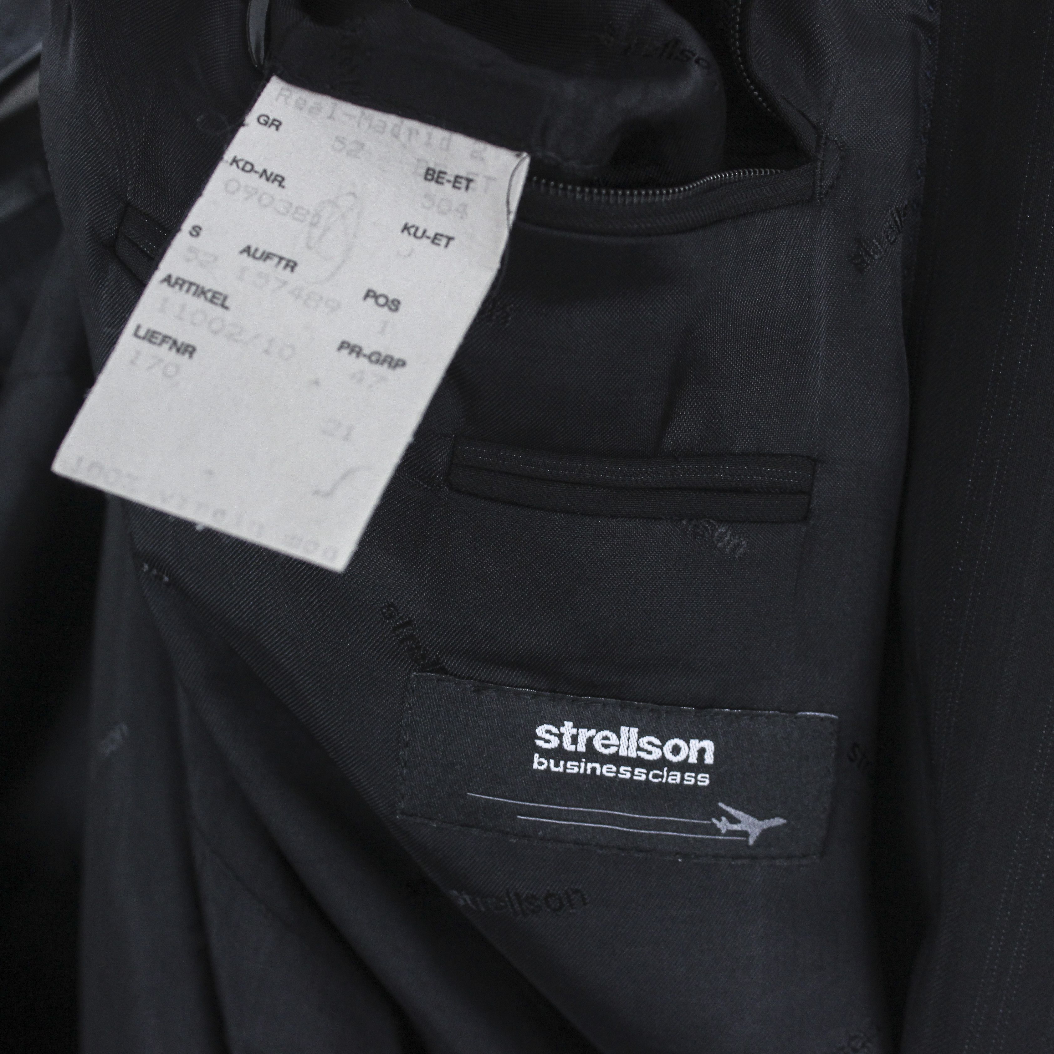 Strellson Real-Madrid Wool Pinstriped Blazer EU 52 Coat Jacket Suit L Size 42R - 6 Thumbnail