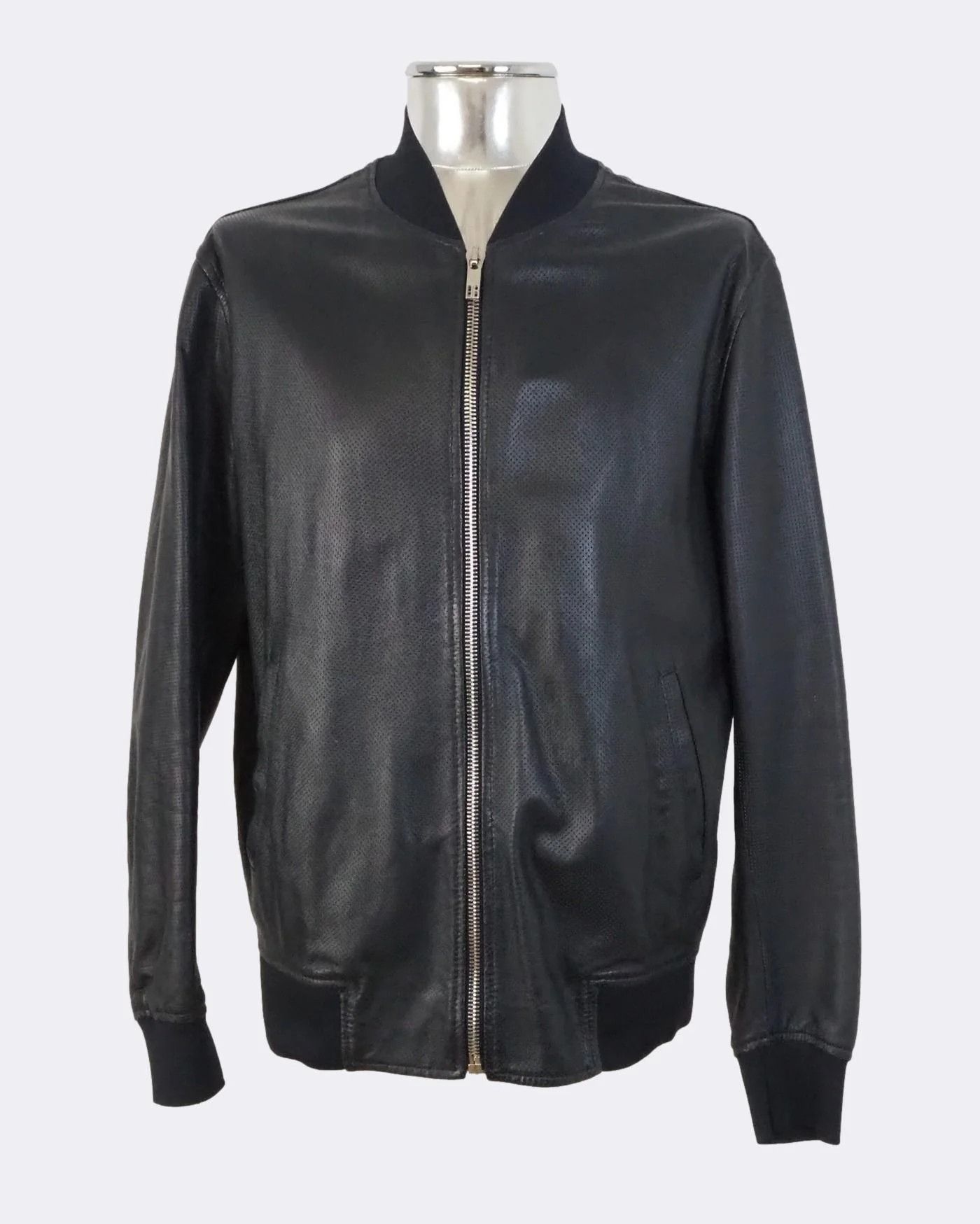 Men's Dirk Bikkembergs Leather Bomber jacket $1080