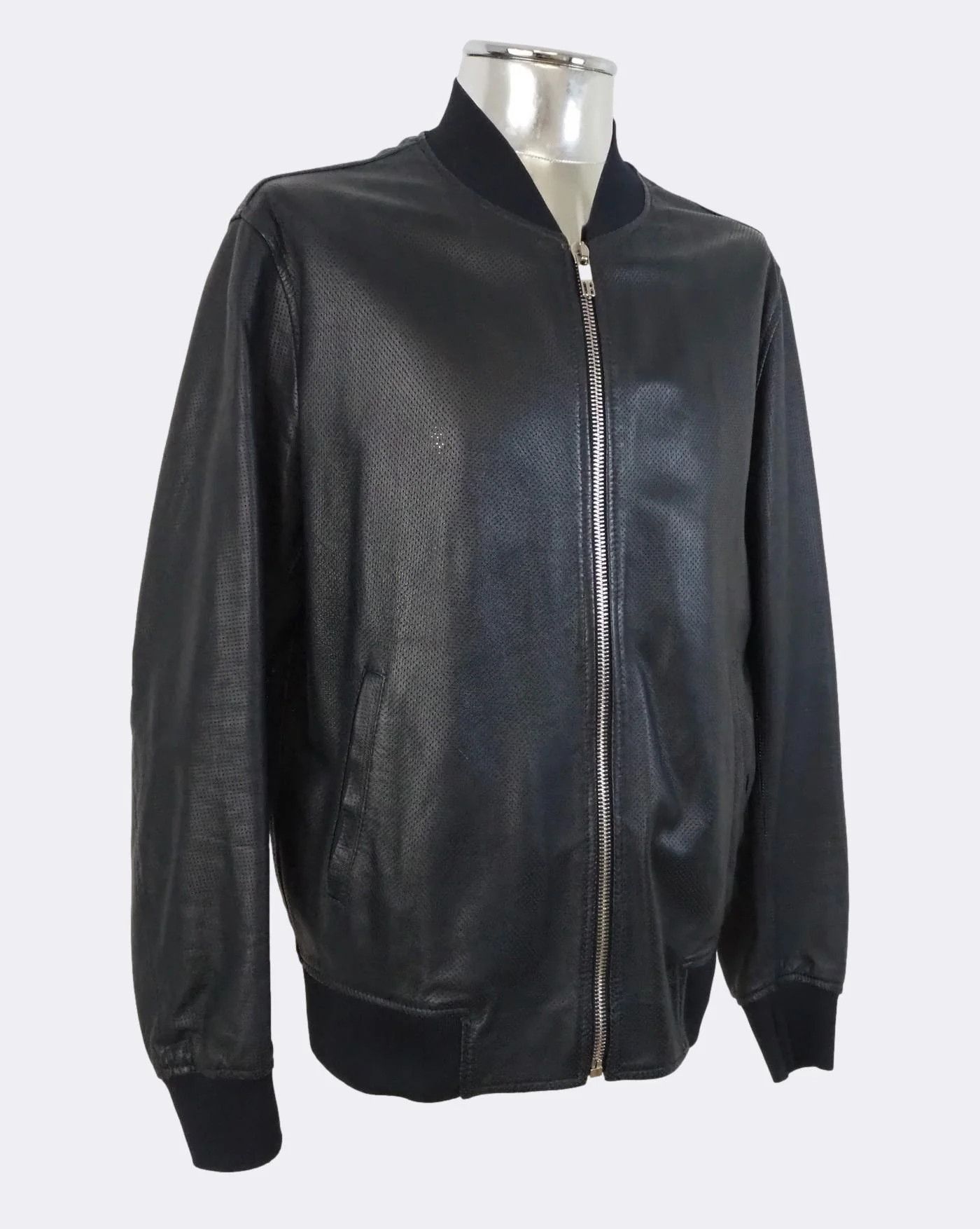 Men's Dirk Bikkembergs Leather Bomber jacket $1080