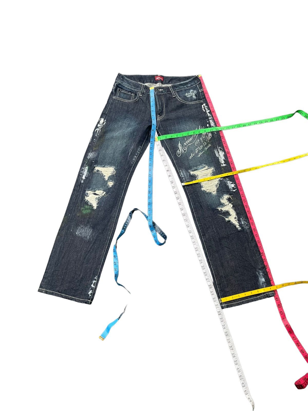 Avirex Avirex Distresed Denim Size US 31 - 16 Thumbnail