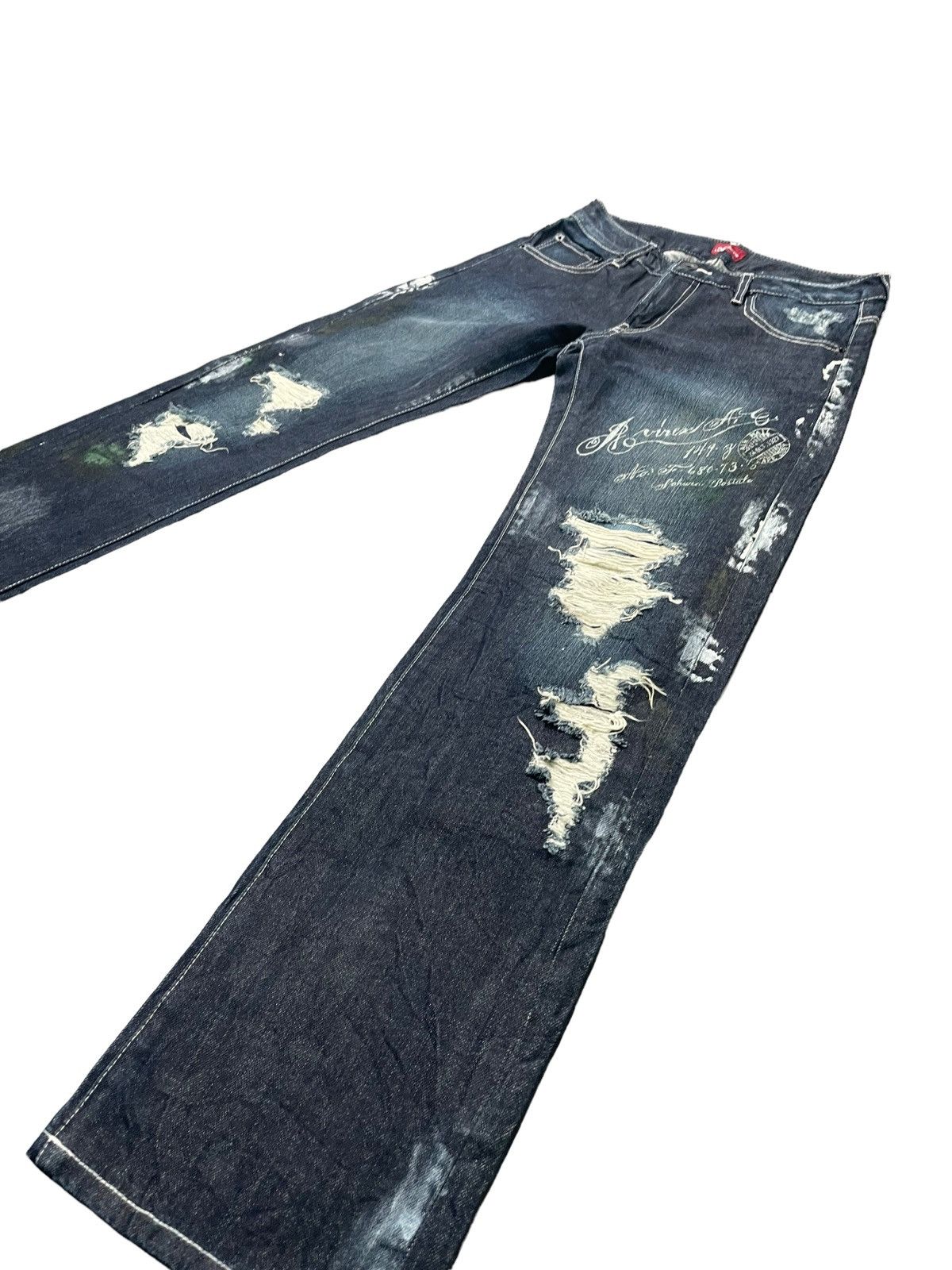Avirex Avirex Distresed Denim Size US 31 - 2 Thumbnail
