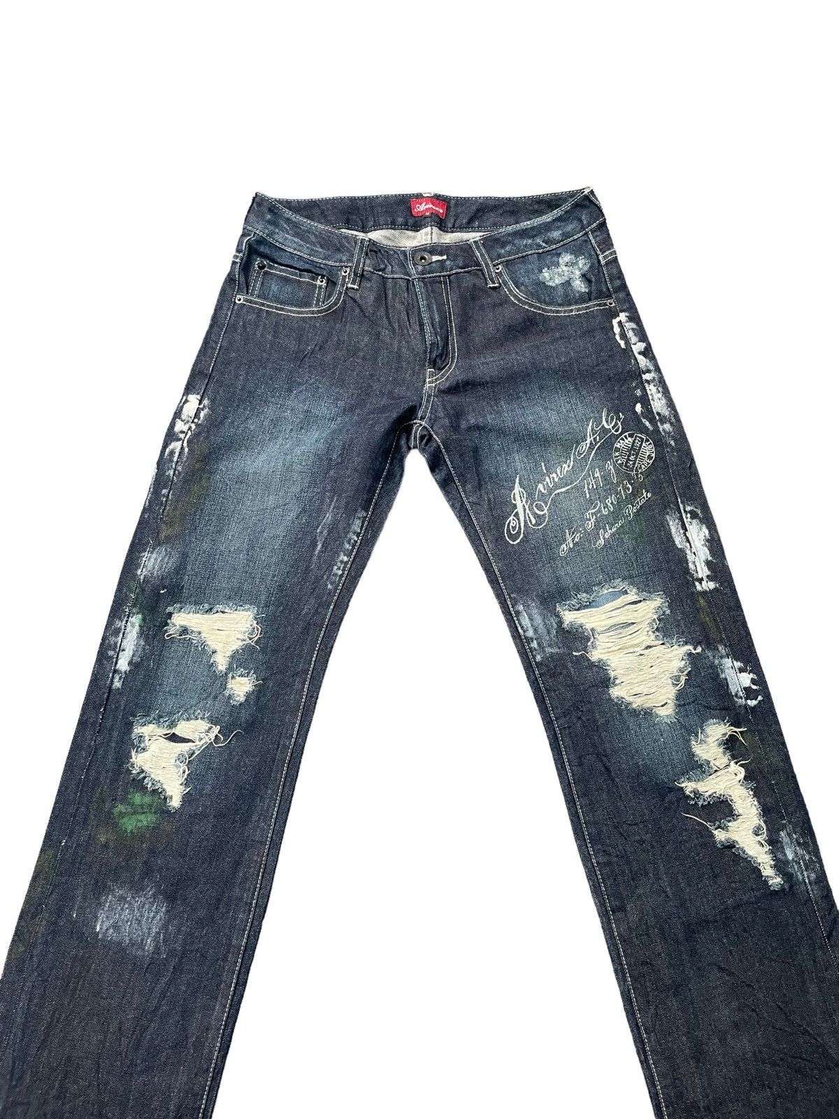 Avirex Avirex Distresed Denim Size US 31 - 3 Thumbnail