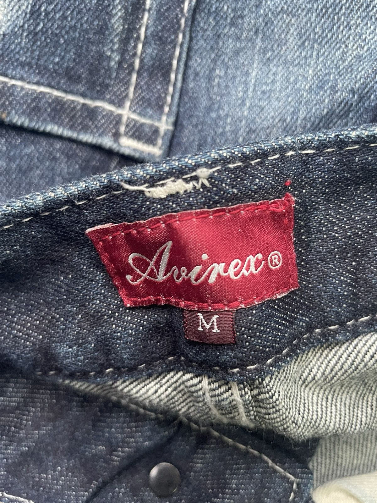 Avirex Avirex Distresed Denim Size US 31 - 11 Thumbnail