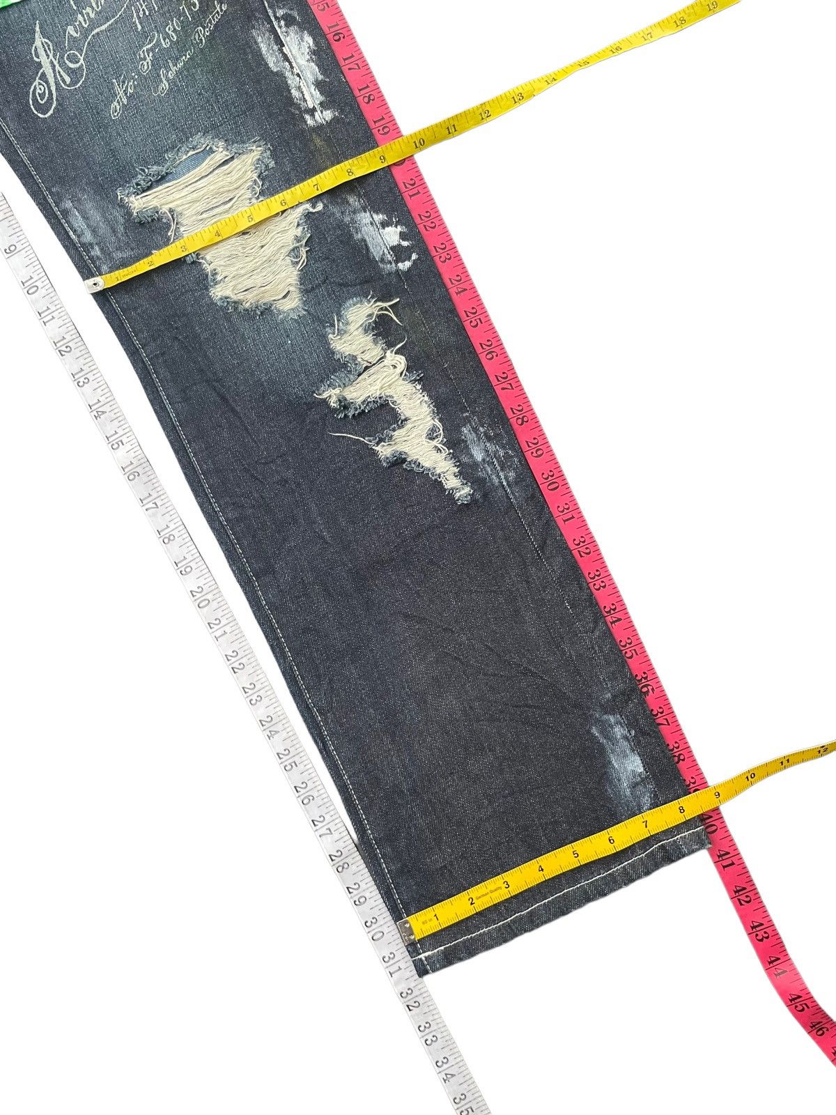 Avirex Avirex Distresed Denim Size US 31 - 17 Thumbnail