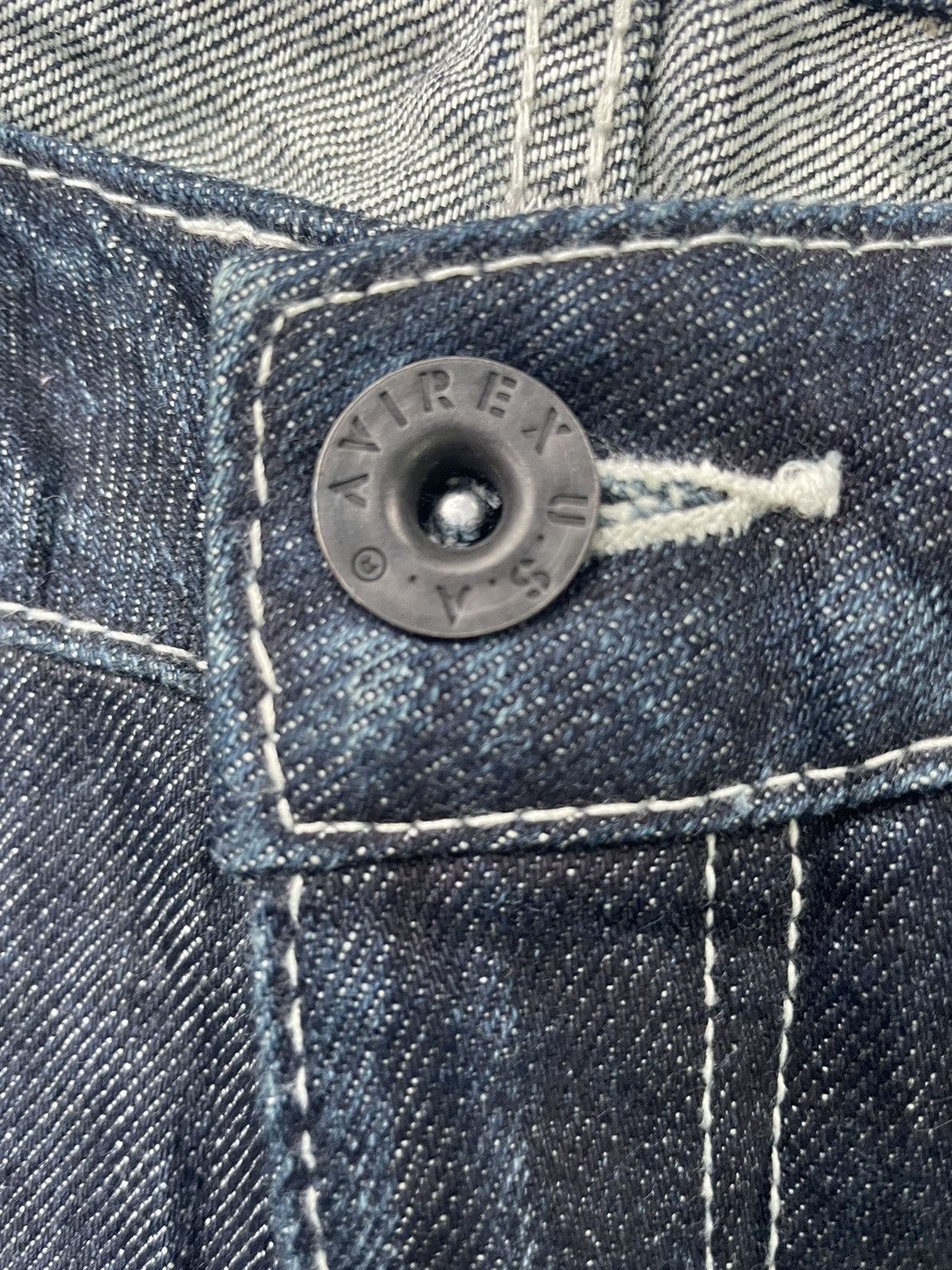 Avirex Avirex Distresed Denim Size US 31 - 14 Thumbnail