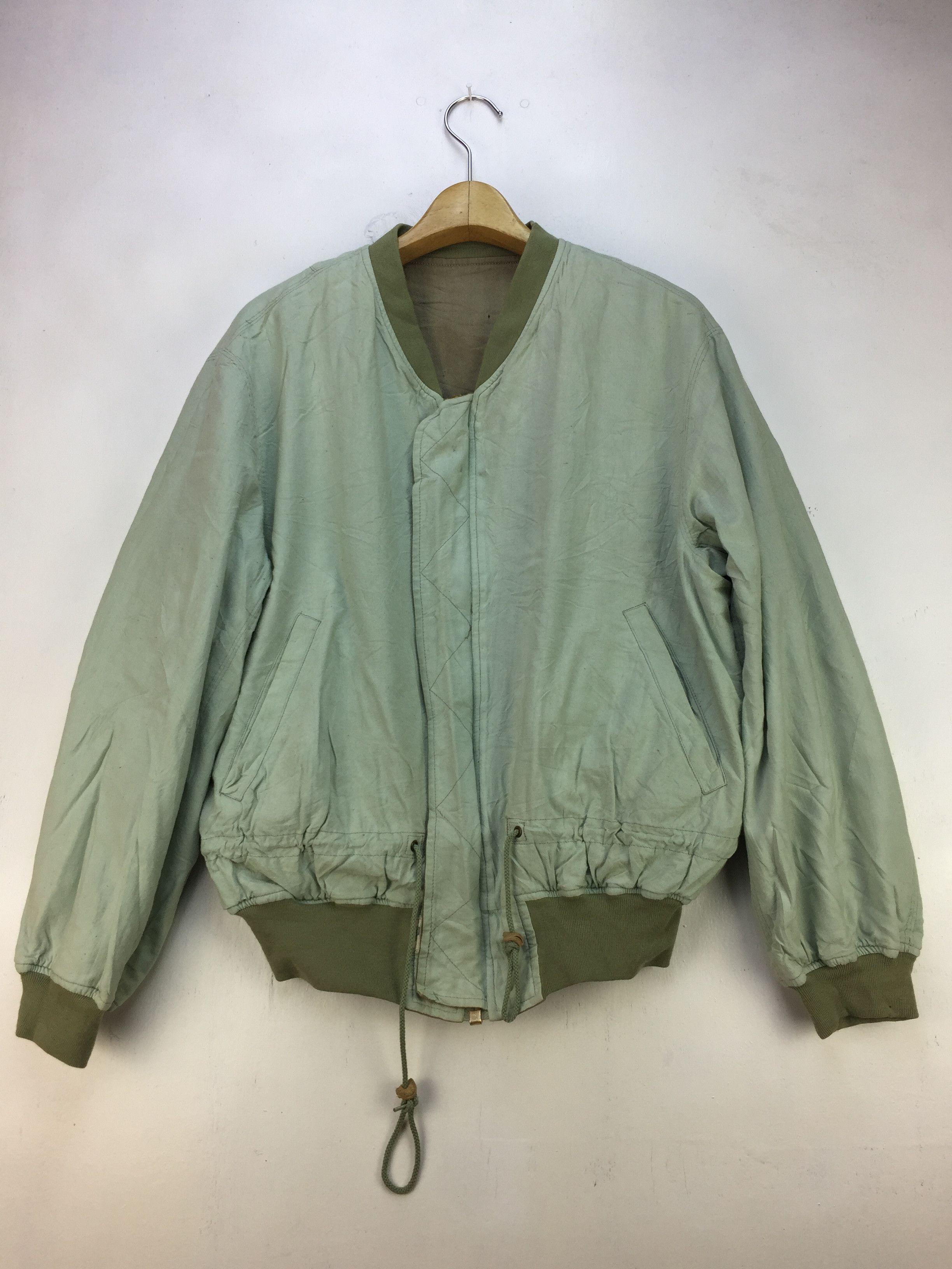 Karl Helmut VINTAGE PINK HOUSE SPELL OUT RIVERSIBLE BOMBER JACKET Size US L / EU 52-54 / 3 - 4 Thumbnail