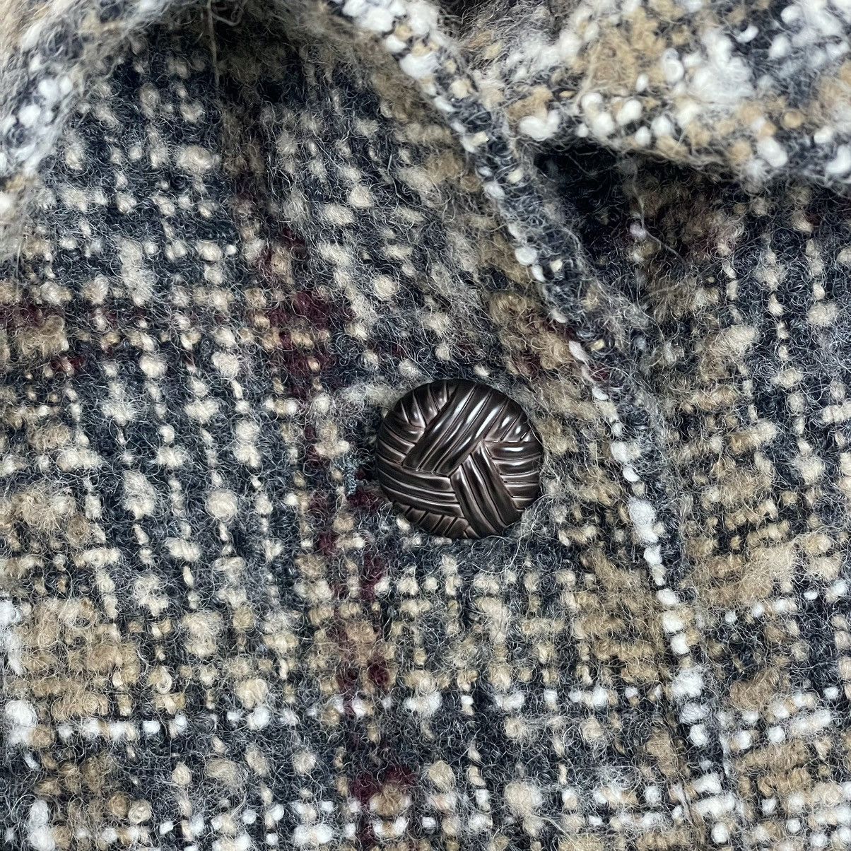 DKNY DKNY Belted Plaid Walker Coat Size XS / US 0-2 / IT 36-38 - 13 Thumbnail