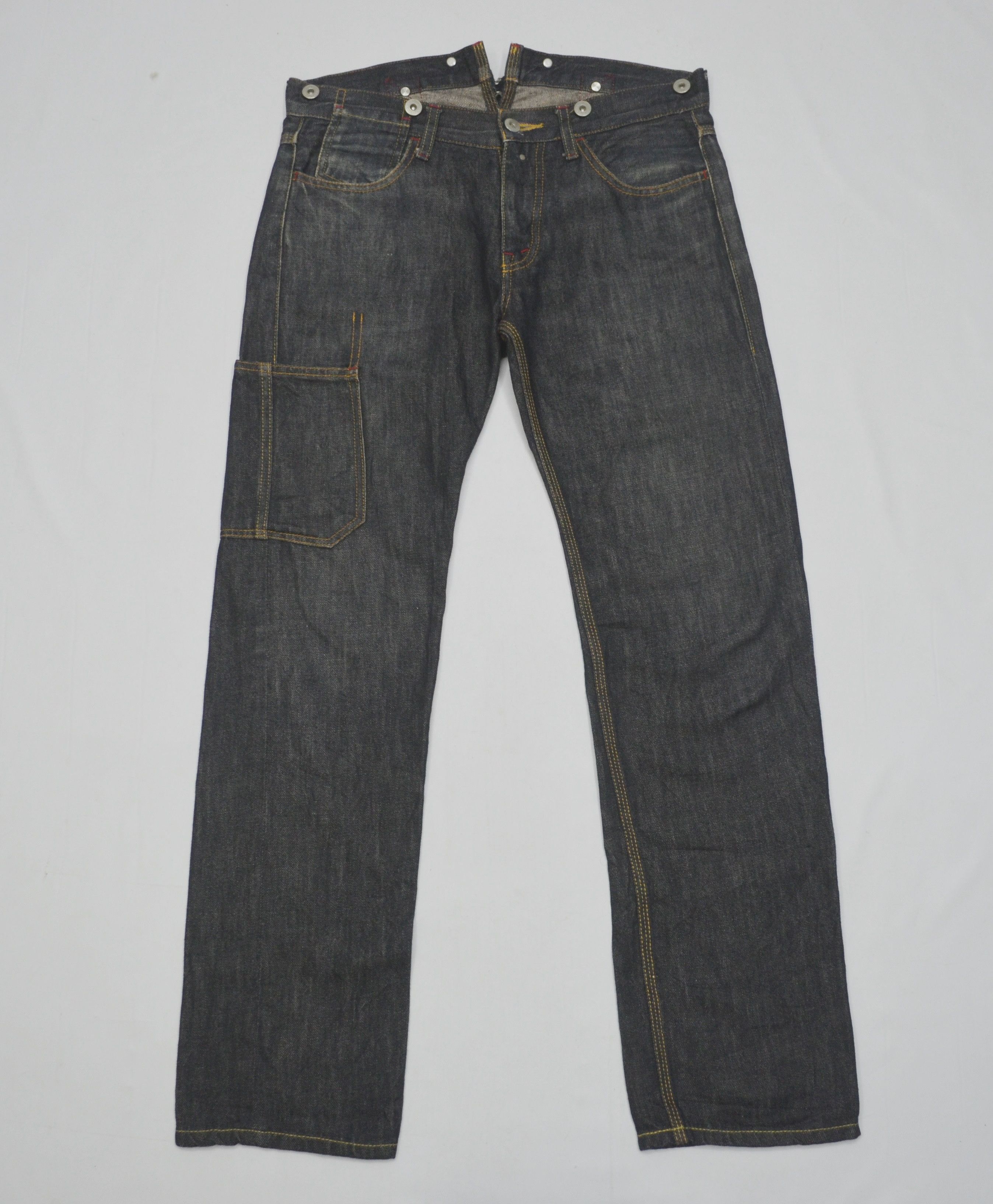 Comme des Garcons Homme Plus × Junya Watanabe AD 2007 CDG MAN X JUNYA WATANABE JEANS Size US 32 / EU 48 - 3 Thumbnail