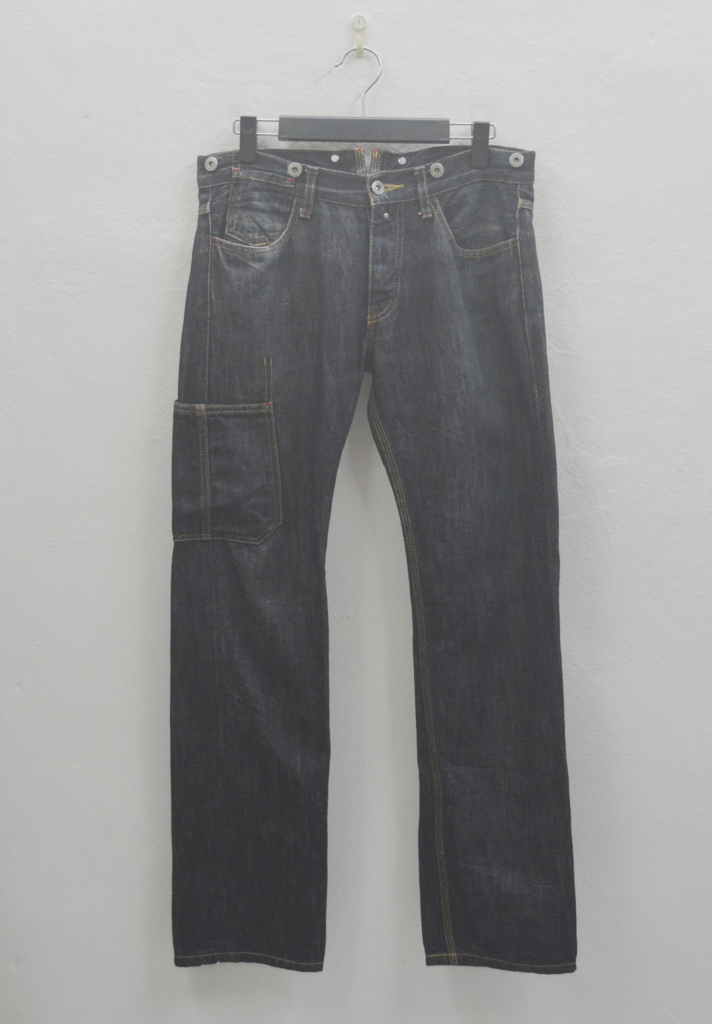 Comme des Garcons Homme Plus × Junya Watanabe AD 2007 CDG MAN X JUNYA WATANABE JEANS Size US 32 / EU 48 - 2 Thumbnail