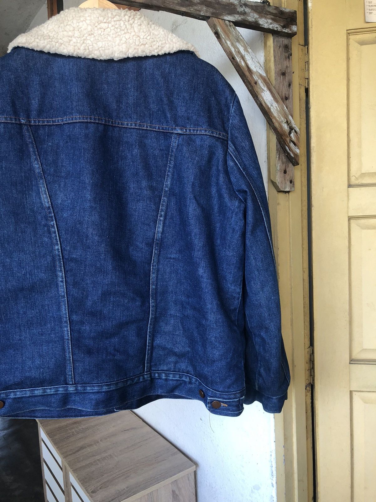 Vintage Vintage 90s Wrangler Denim Sherpa Jacket Winter Size US XL / EU 56 / 4 - 15 Thumbnail