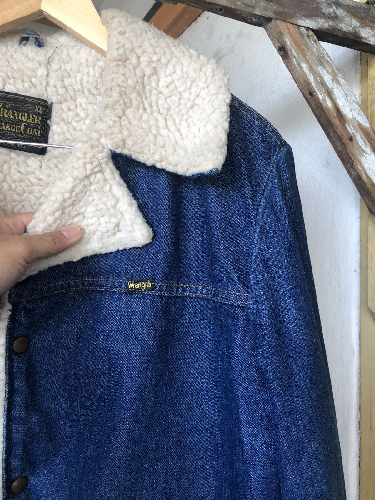 Vintage Vintage 90s Wrangler Denim Sherpa Jacket Winter Size US XL / EU 56 / 4 - 6 Thumbnail