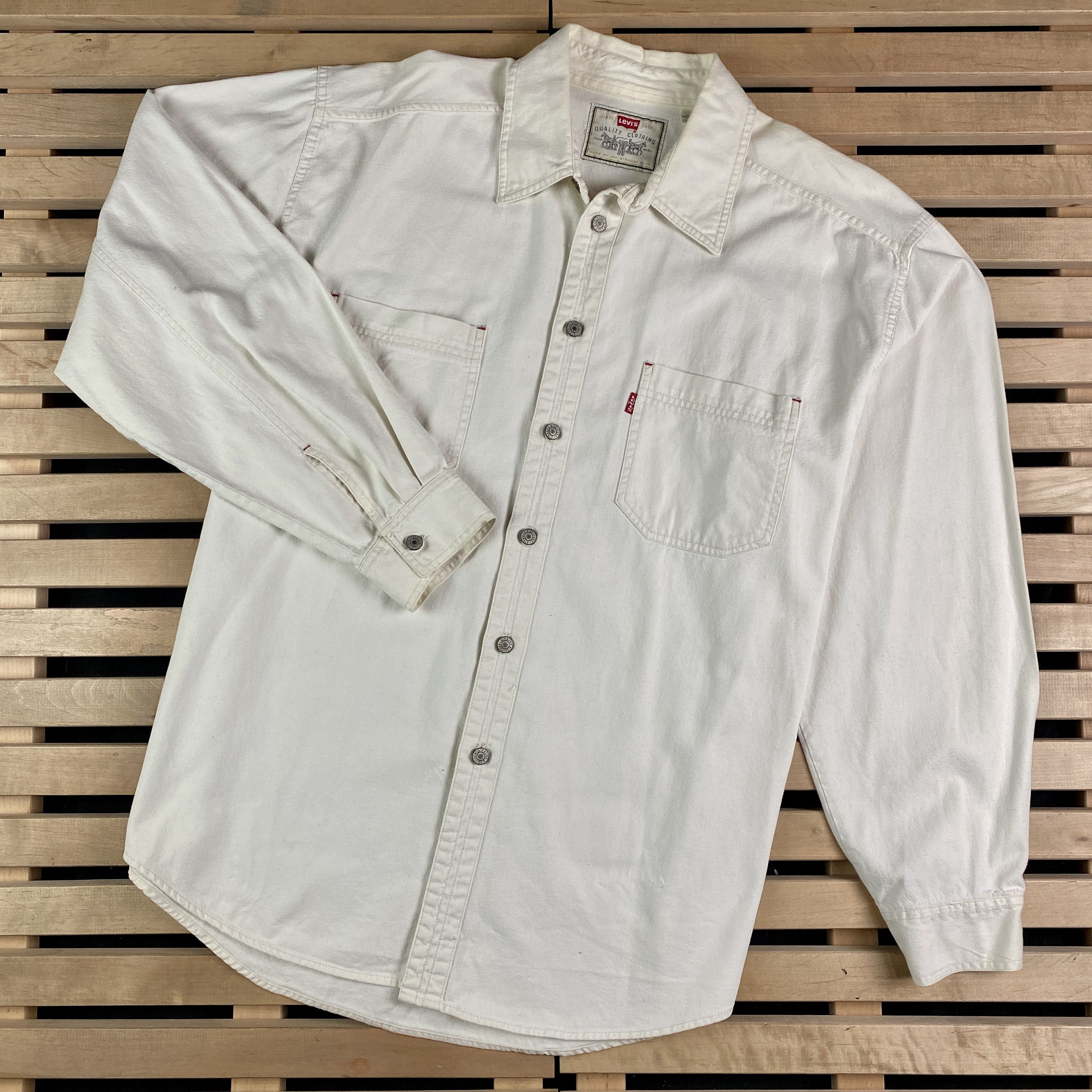 Levi's × Levi's Vintage Clothing × Vintage Men’s Shirt Long Sleeve Levi’s Vintage Size XL Size US XL / EU 56 / 4 - 1 Thumbnail