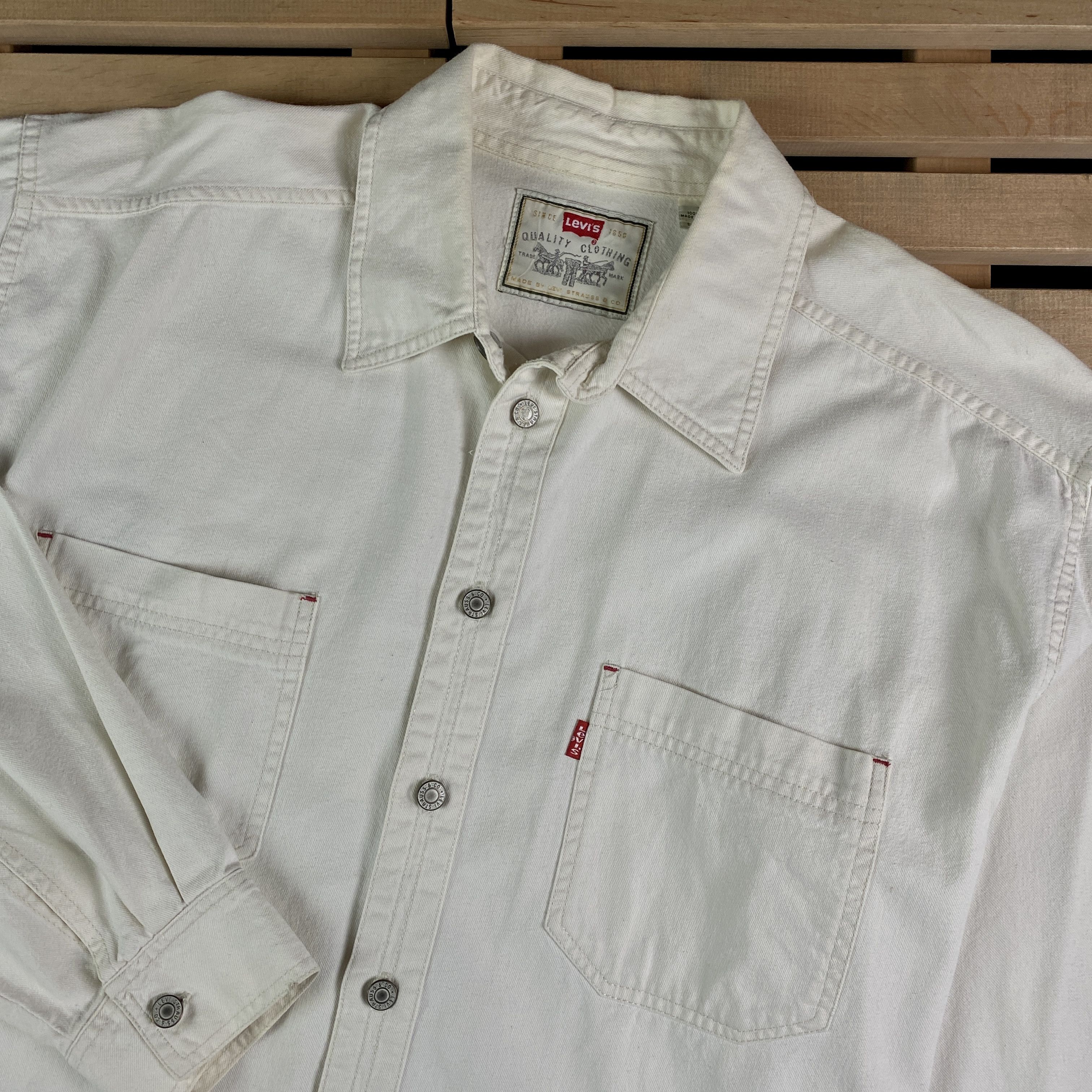 Levi's × Levi's Vintage Clothing × Vintage Men’s Shirt Long Sleeve Levi’s Vintage Size XL Size US XL / EU 56 / 4 - 2 Thumbnail