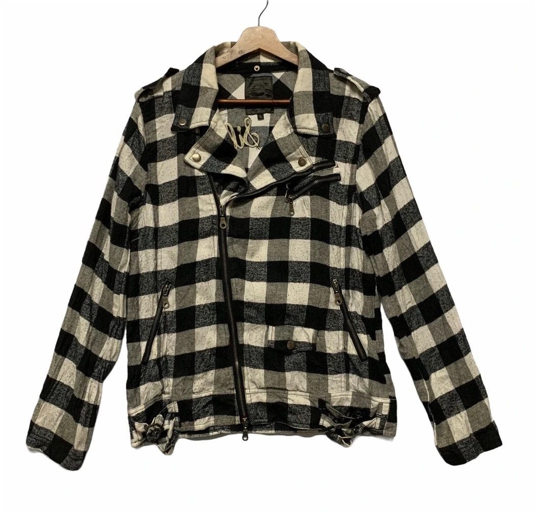 In The Attic × Japanese Brand × Seditionaries FYE🔥🔥Vintage In The Attic Check Plaid Double Collar Shirts Size US S / EU 44-46 / 1 - 1 Thumbnail