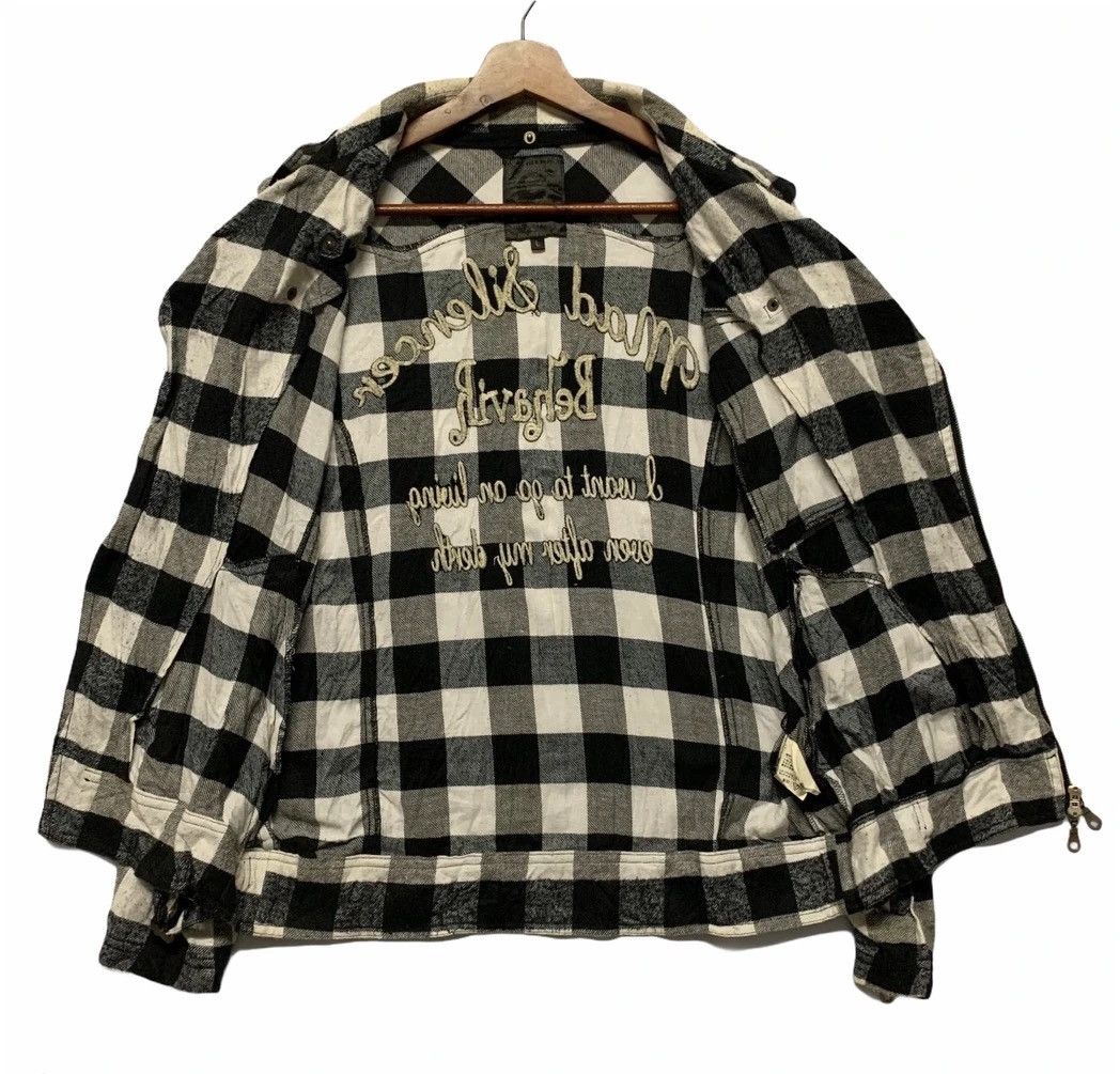 In The Attic × Japanese Brand × Seditionaries FYE🔥🔥Vintage In The Attic Check Plaid Double Collar Shirts Size US S / EU 44-46 / 1 - 12 Thumbnail