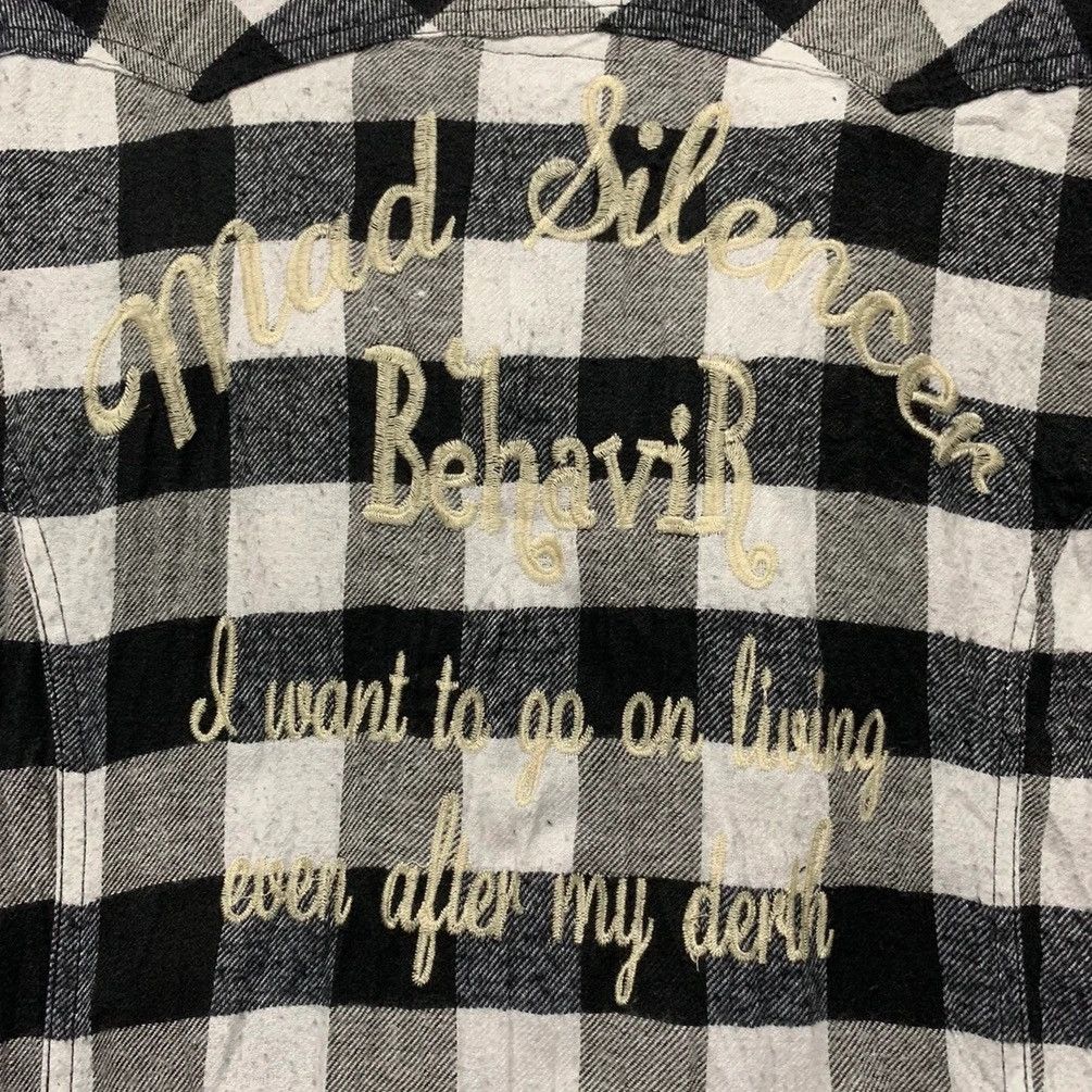 In The Attic × Japanese Brand × Seditionaries FYE🔥🔥Vintage In The Attic Check Plaid Double Collar Shirts Size US S / EU 44-46 / 1 - 9 Thumbnail