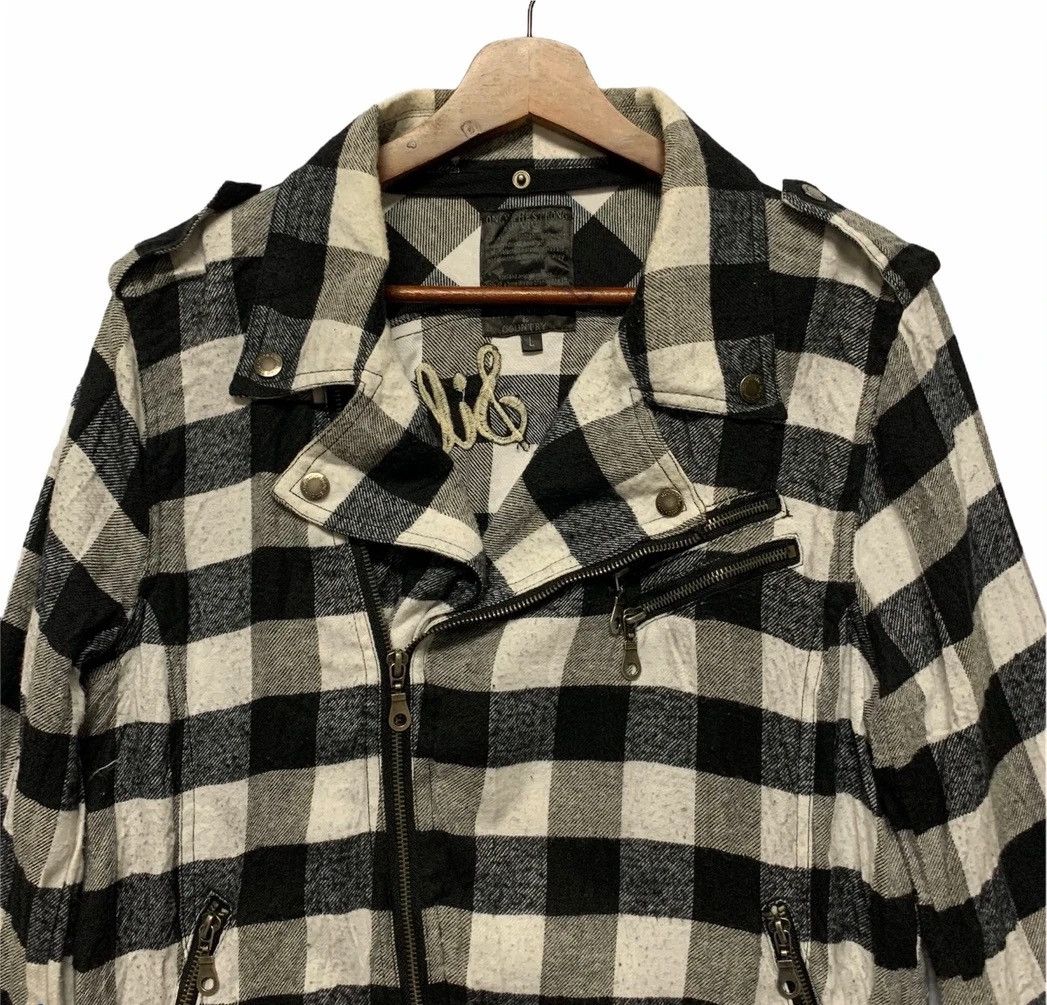In The Attic × Japanese Brand × Seditionaries FYE🔥🔥Vintage In The Attic Check Plaid Double Collar Shirts Size US S / EU 44-46 / 1 - 2 Thumbnail