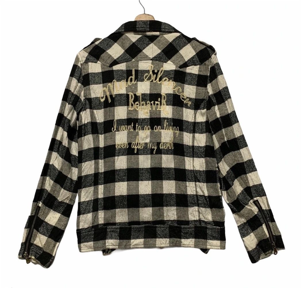 In The Attic × Japanese Brand × Seditionaries FYE🔥🔥Vintage In The Attic Check Plaid Double Collar Shirts Size US S / EU 44-46 / 1 - 8 Thumbnail