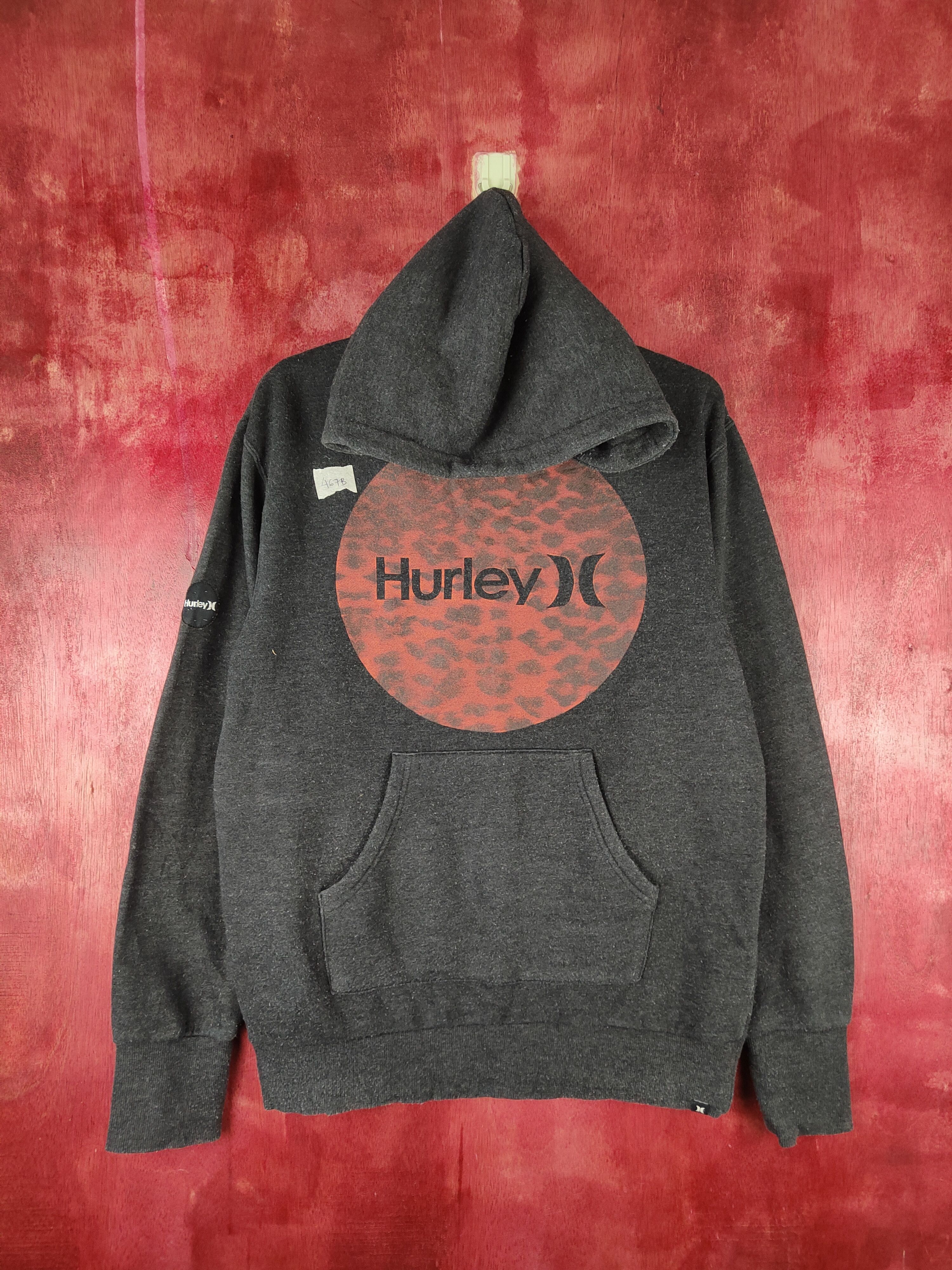 Hurley Hurley Black Hoodie Sweatshirt #467B Size US M / EU 48-50 / 2 - 1 Thumbnail