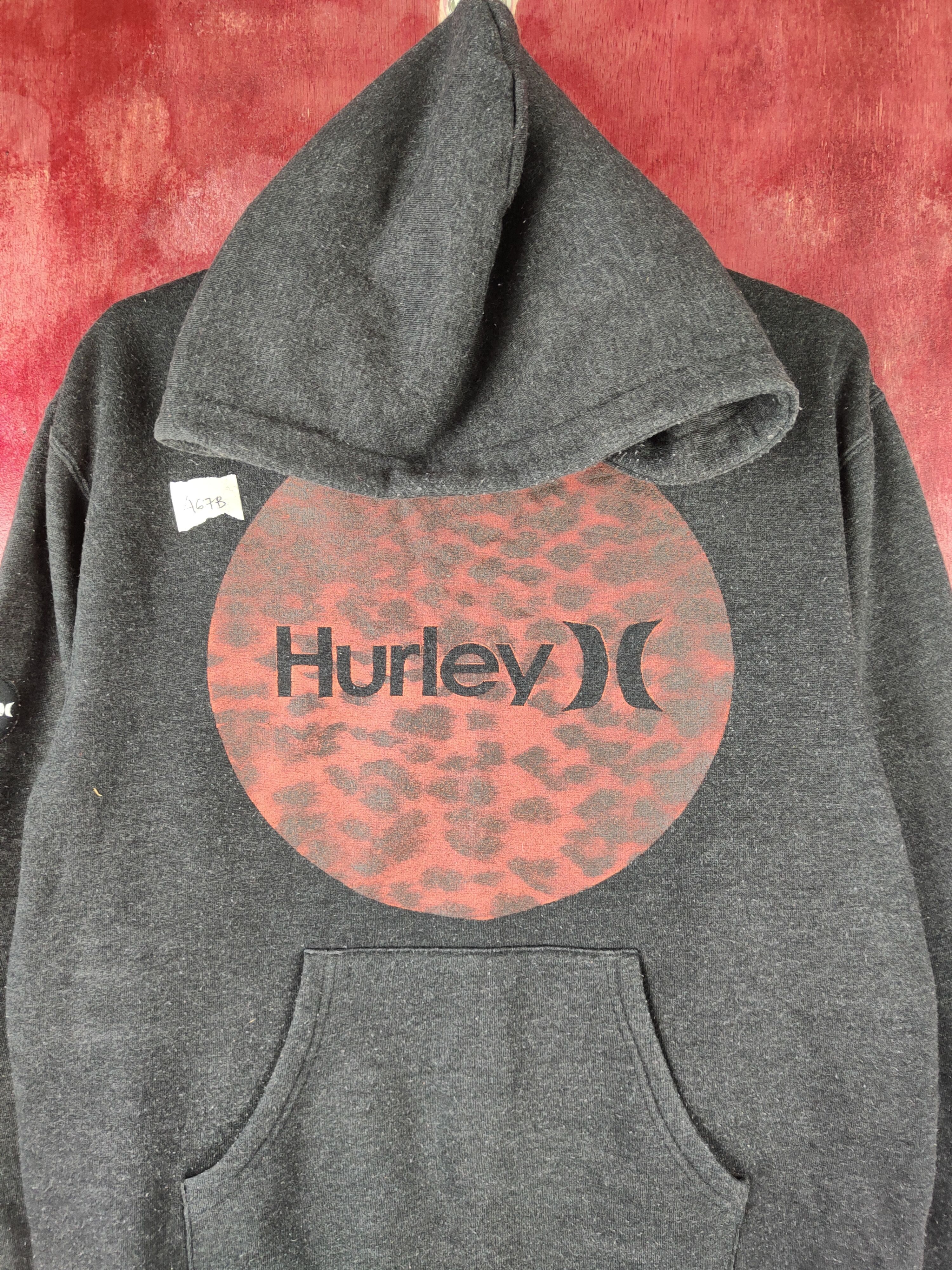 Hurley Hurley Black Hoodie Sweatshirt #467B Size US M / EU 48-50 / 2 - 2 Thumbnail