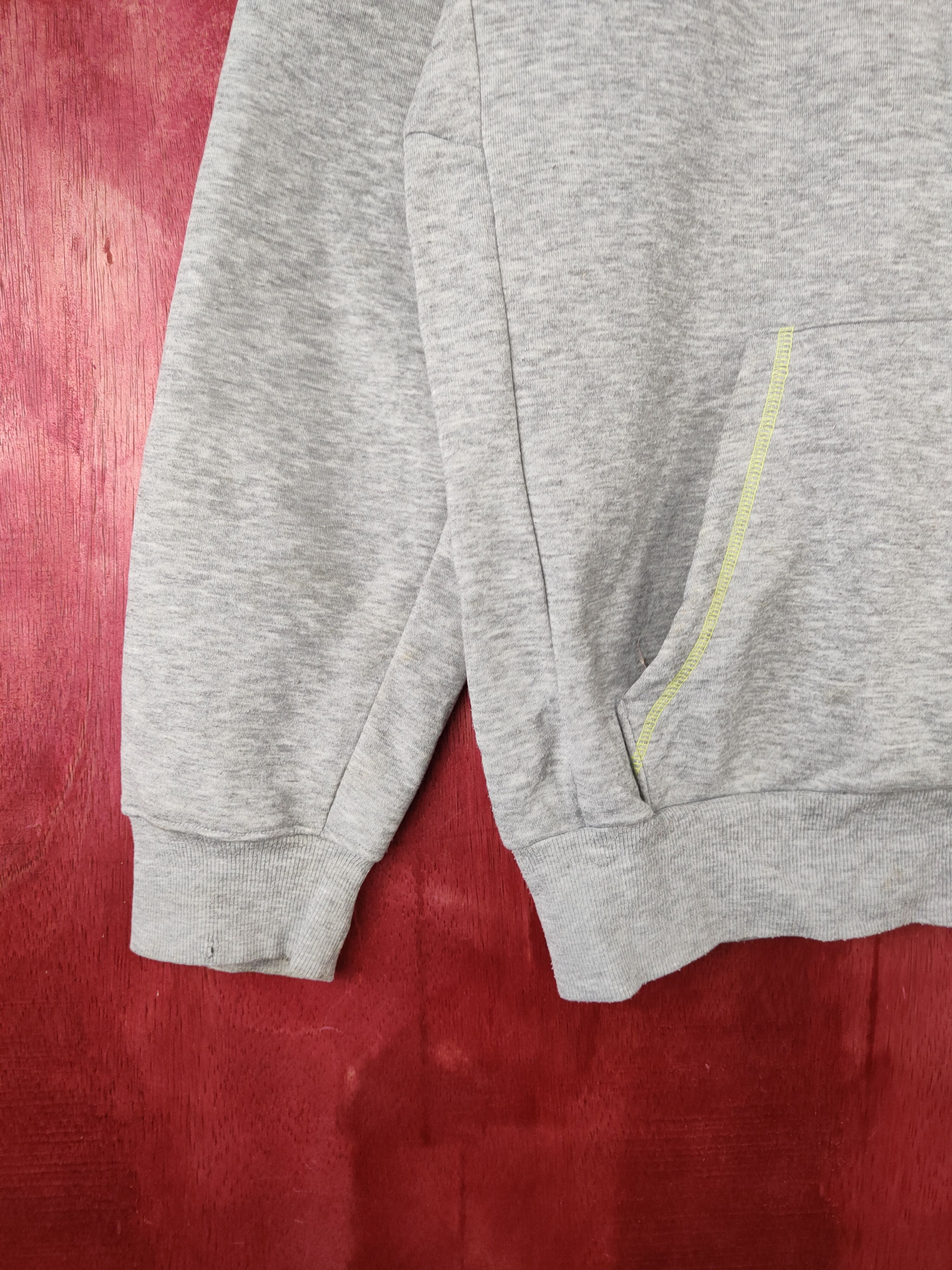 Japanese Brand × Reebok Reebok sportwear vintage Gray Hoodie Sweater #466B Size US L / EU 52-54 / 3 - 7 Thumbnail
