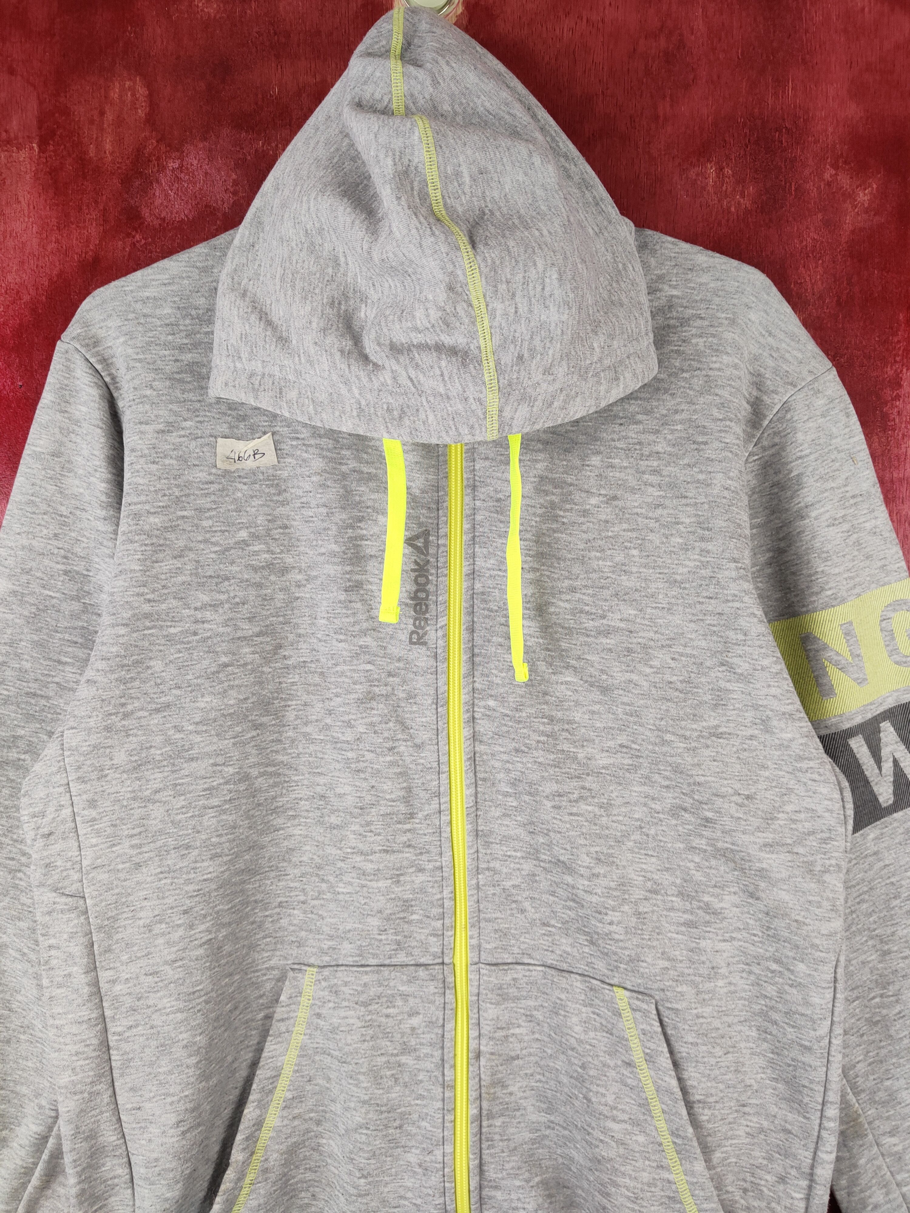 Japanese Brand × Reebok Reebok sportwear vintage Gray Hoodie Sweater #466B Size US L / EU 52-54 / 3 - 2 Thumbnail