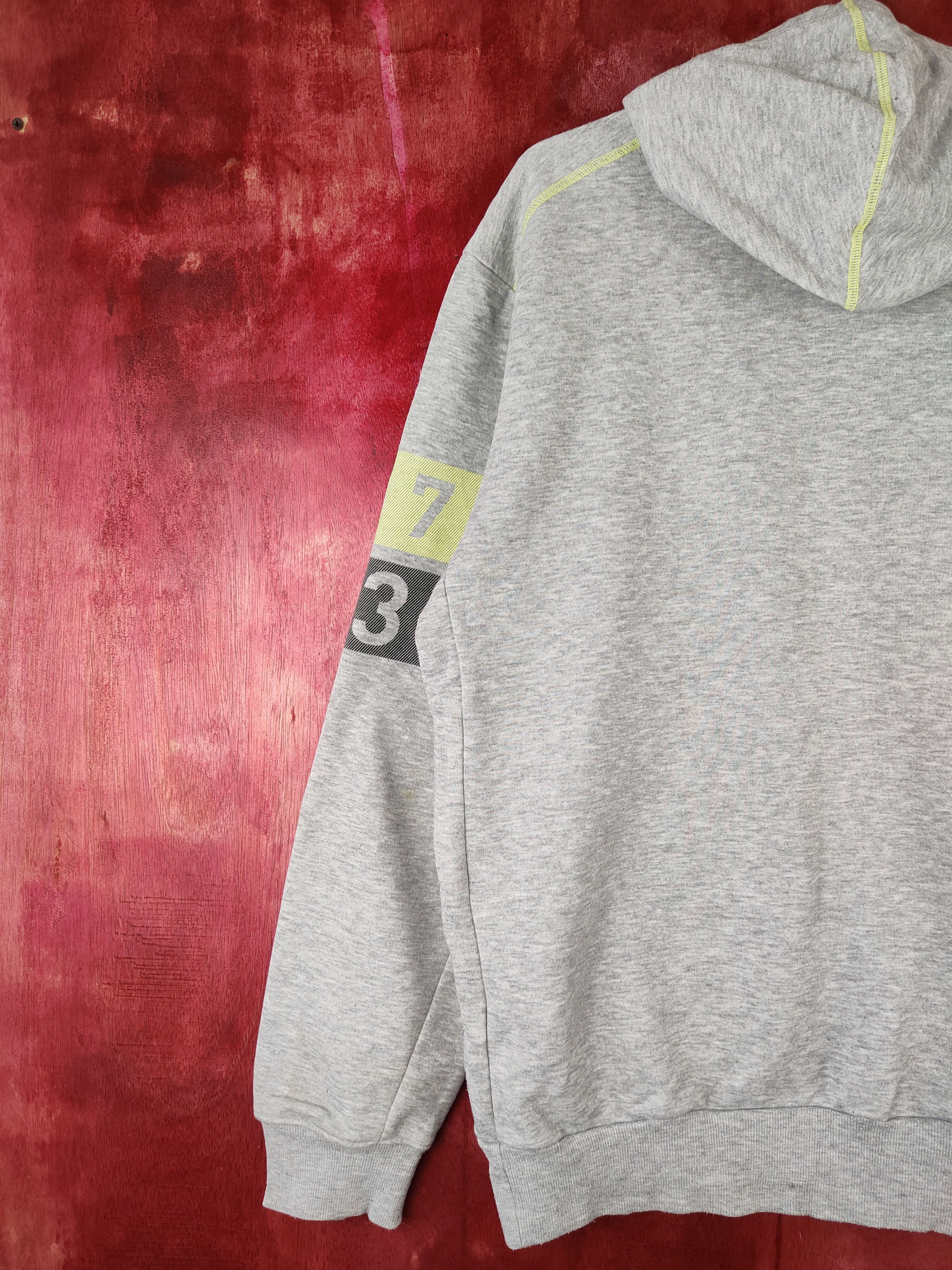 Japanese Brand × Reebok Reebok sportwear vintage Gray Hoodie Sweater #466B Size US L / EU 52-54 / 3 - 11 Thumbnail