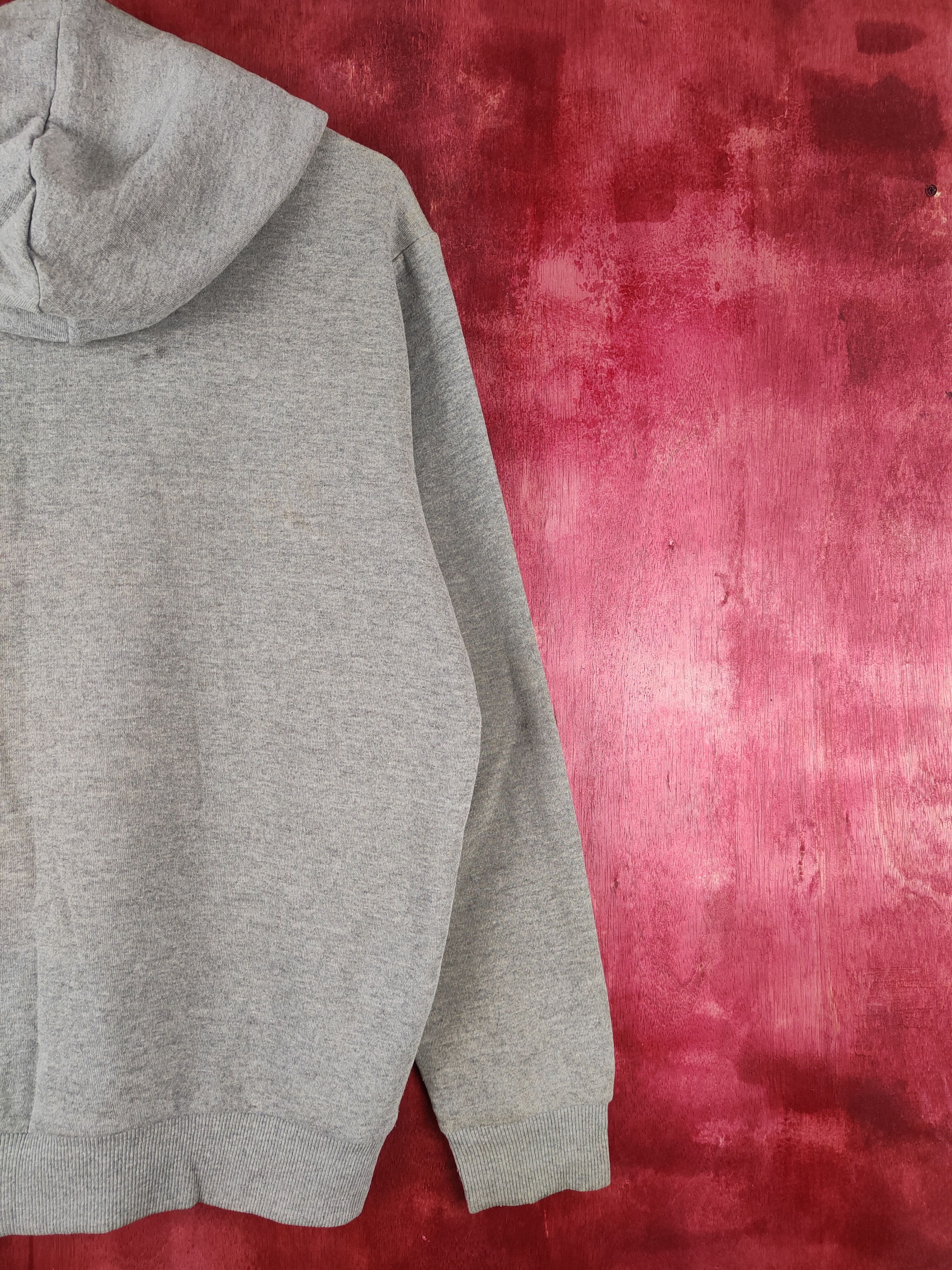 Japanese Brand Puma sportwear big logo Gray Hoodie Sweatshirt #439B Size US L / EU 52-54 / 3 - 13 Thumbnail