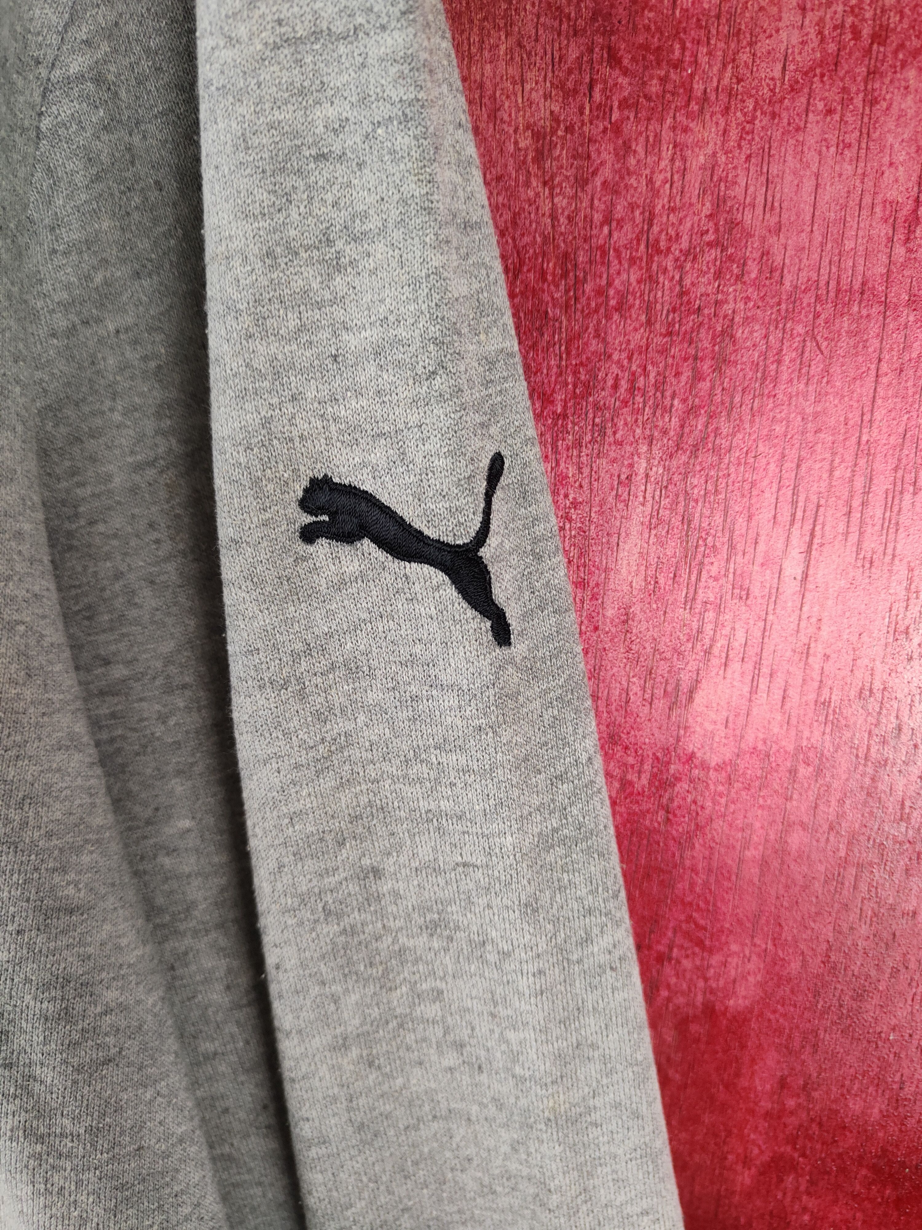Japanese Brand Puma sportwear big logo Gray Hoodie Sweatshirt #439B Size US L / EU 52-54 / 3 - 6 Thumbnail
