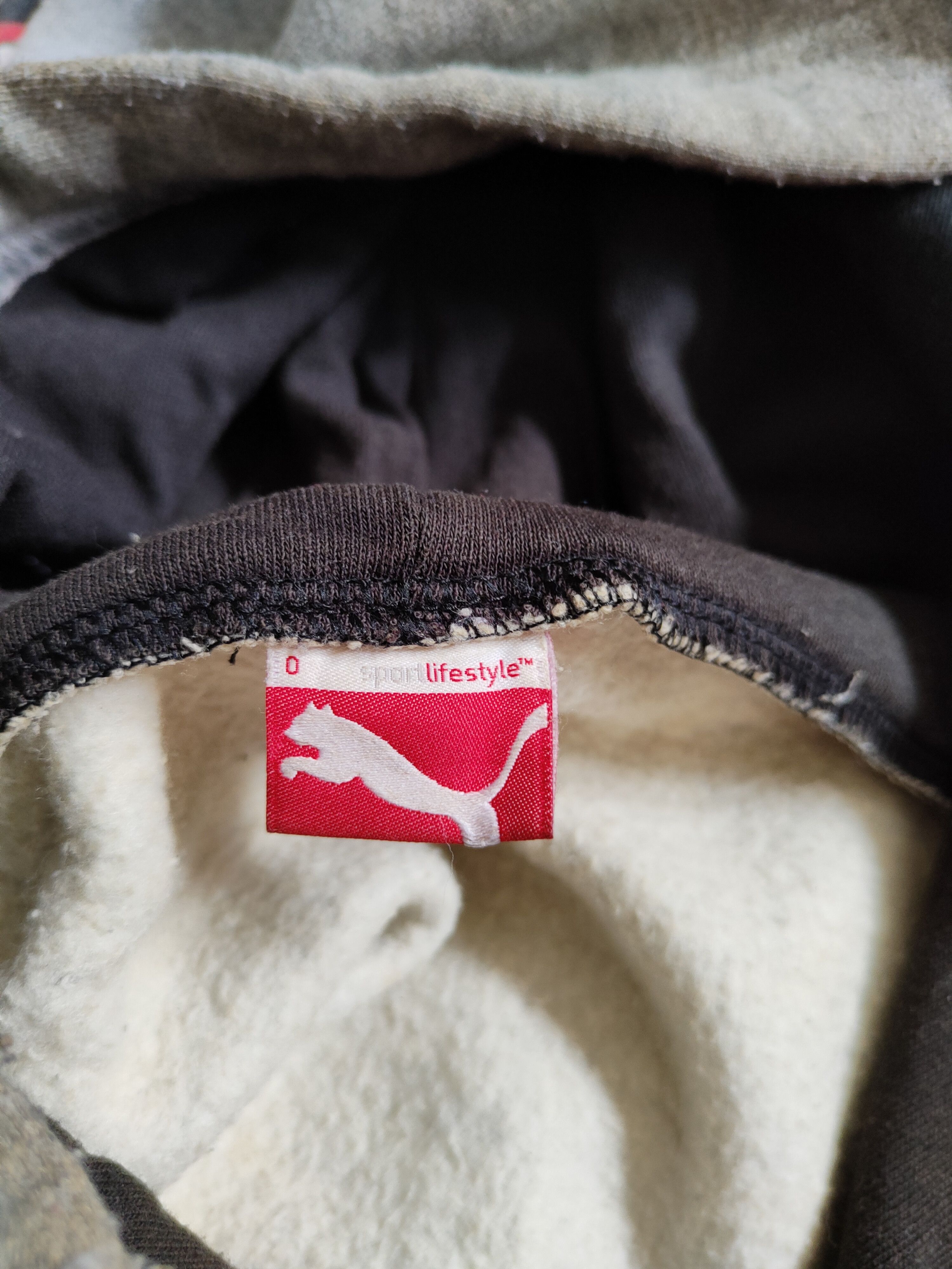 Japanese Brand Puma sportwear big logo Gray Hoodie Sweatshirt #439B Size US L / EU 52-54 / 3 - 15 Thumbnail