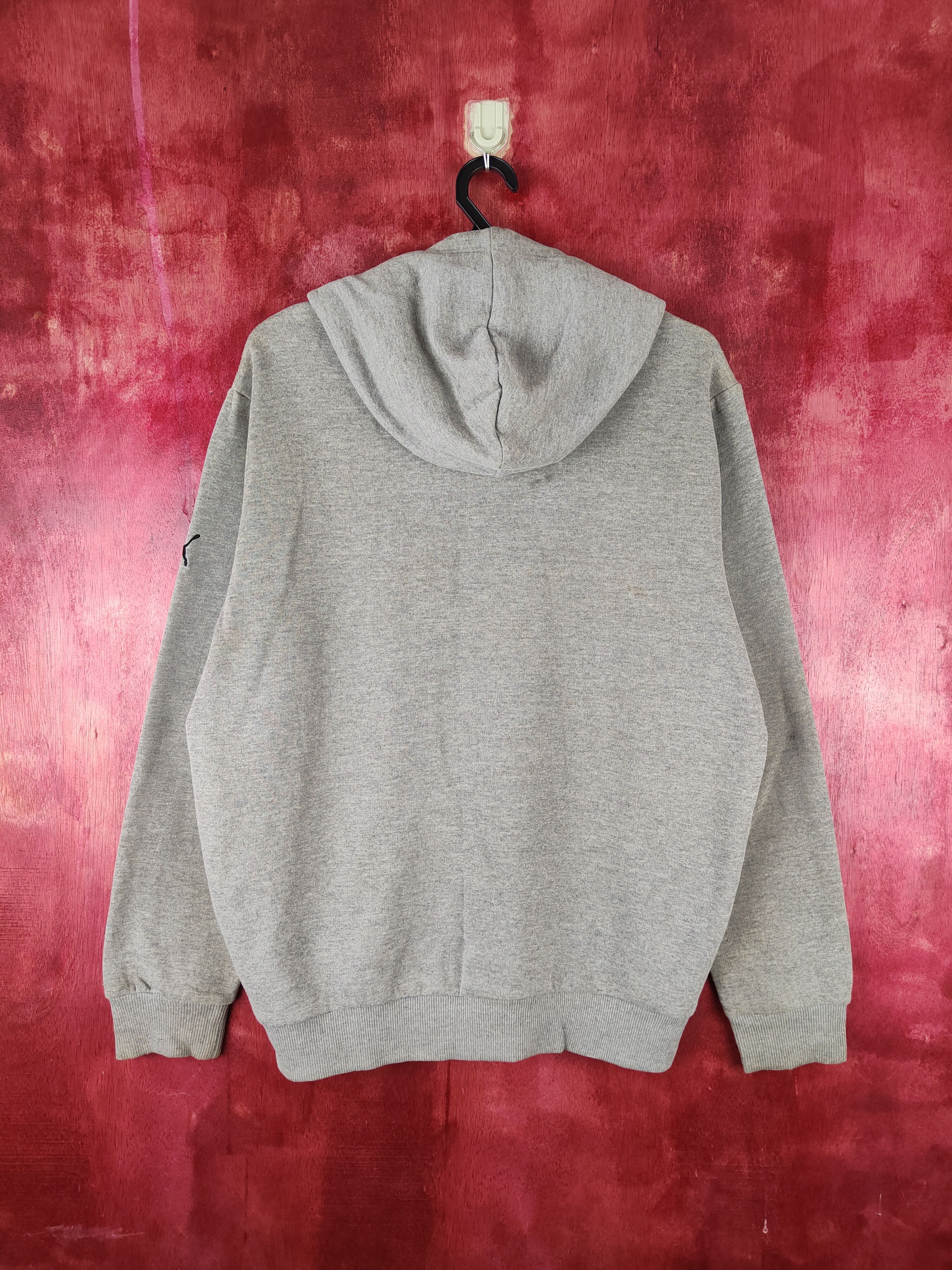 Japanese Brand Puma sportwear big logo Gray Hoodie Sweatshirt #439B Size US L / EU 52-54 / 3 - 11 Thumbnail