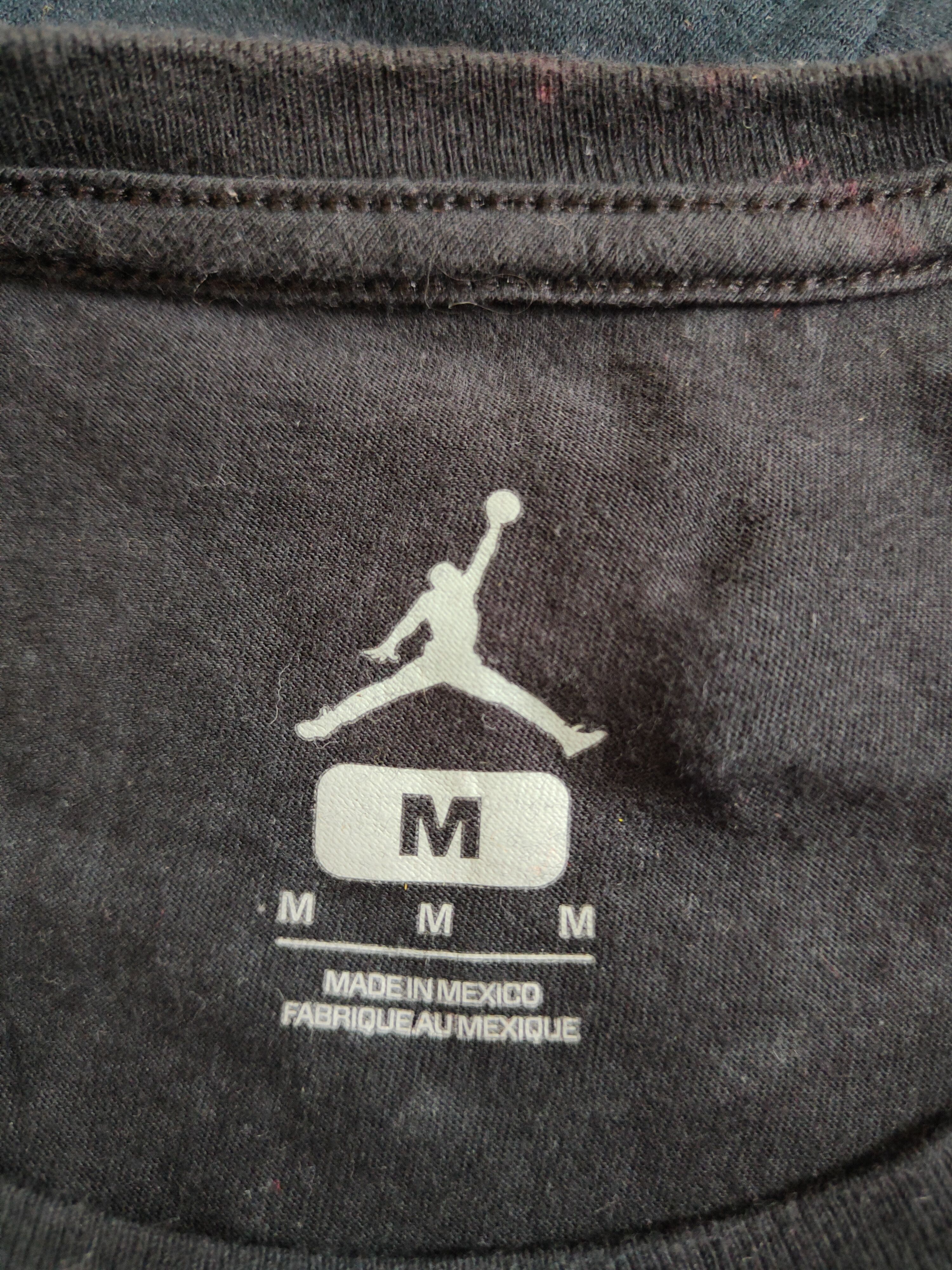 Vintage Michael Jordan Black Faded Short Sleeve T-shirt #S674 Size US M / EU 48-50 / 2 - 14 Thumbnail