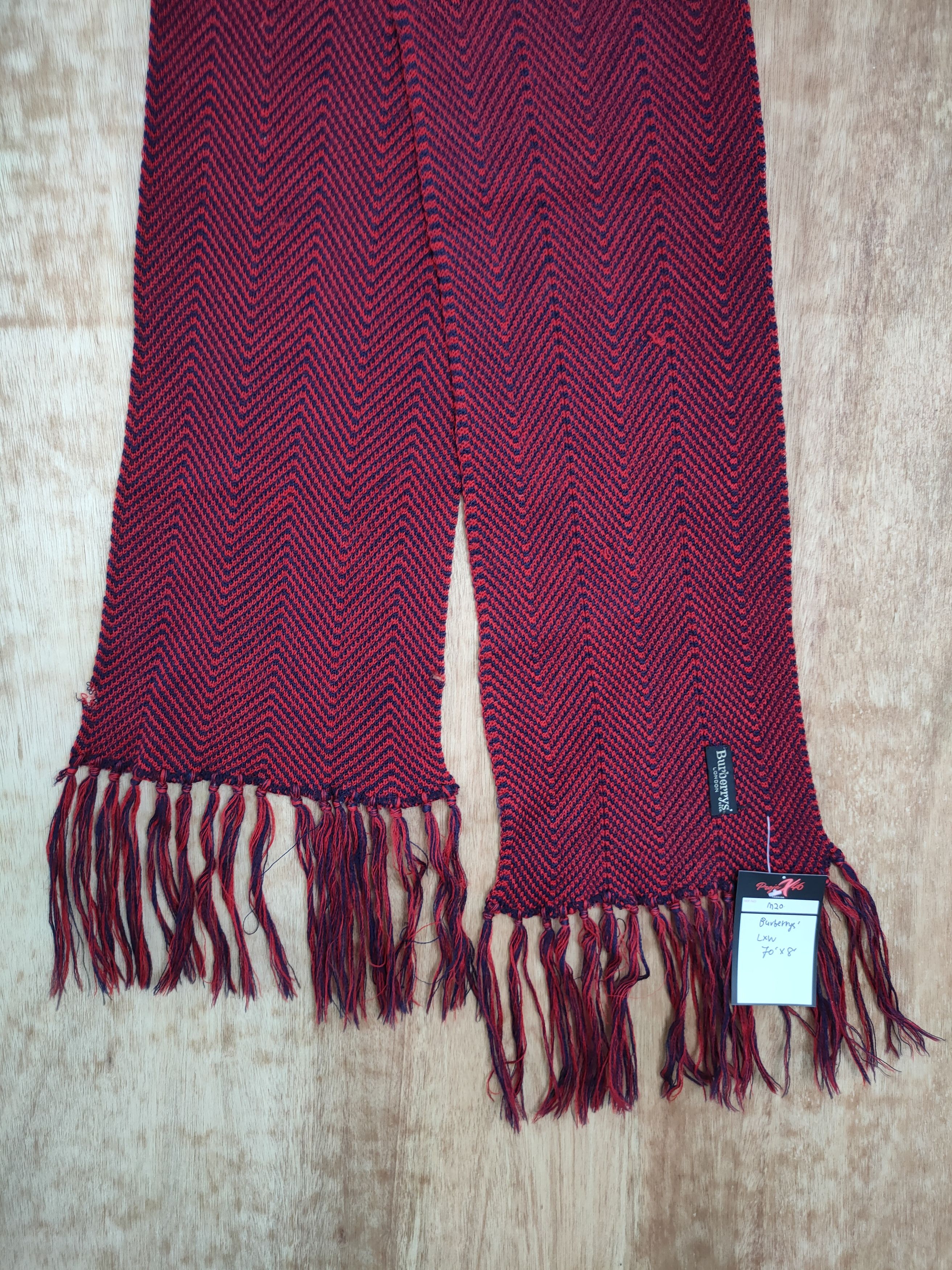 Burberry Burberry wool cashmere scarves checkered muffler #m20 Size ONE SIZE - 2 Thumbnail