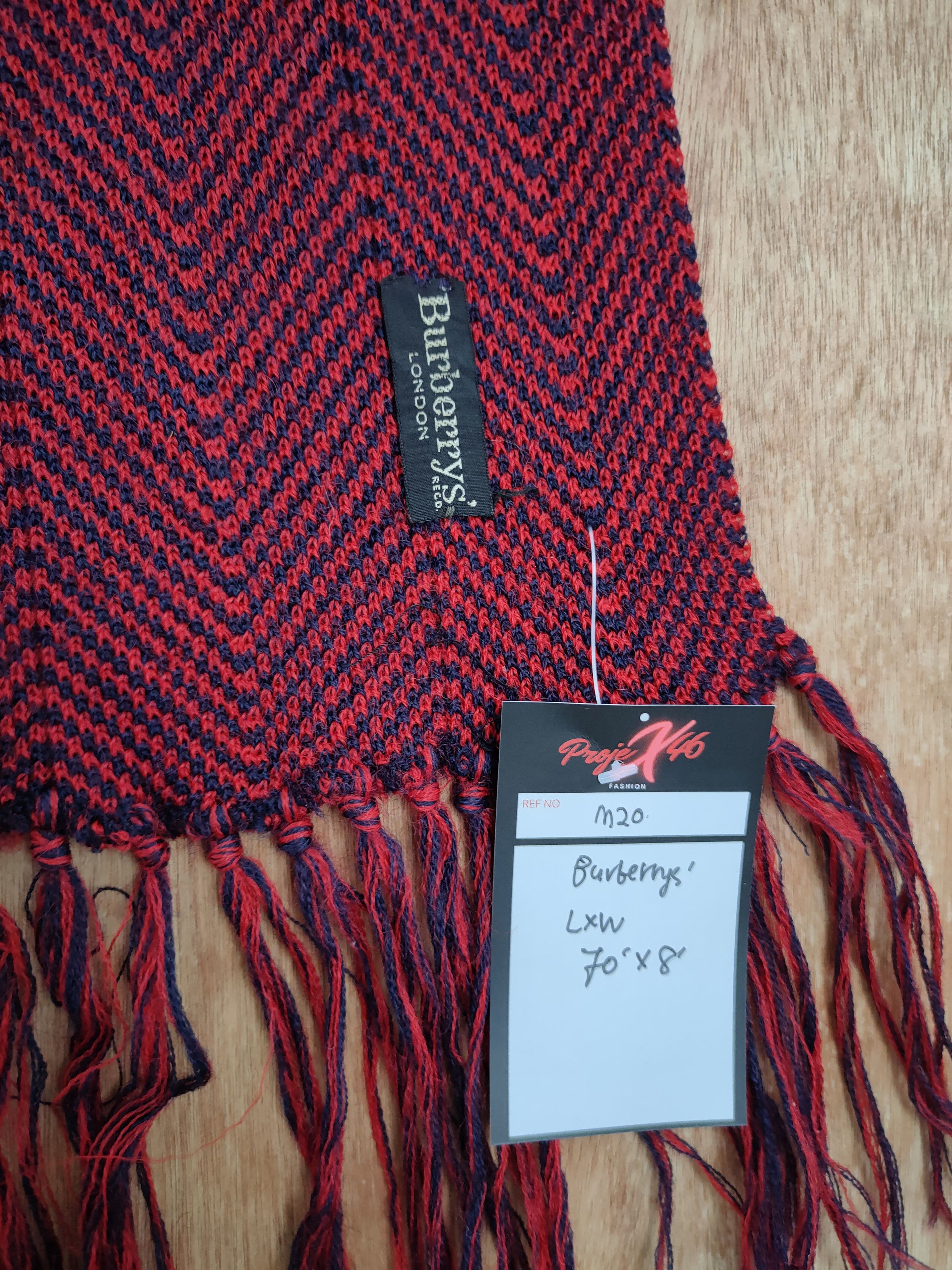 Burberry Burberry wool cashmere scarves checkered muffler #m20 Size ONE SIZE - 3 Thumbnail